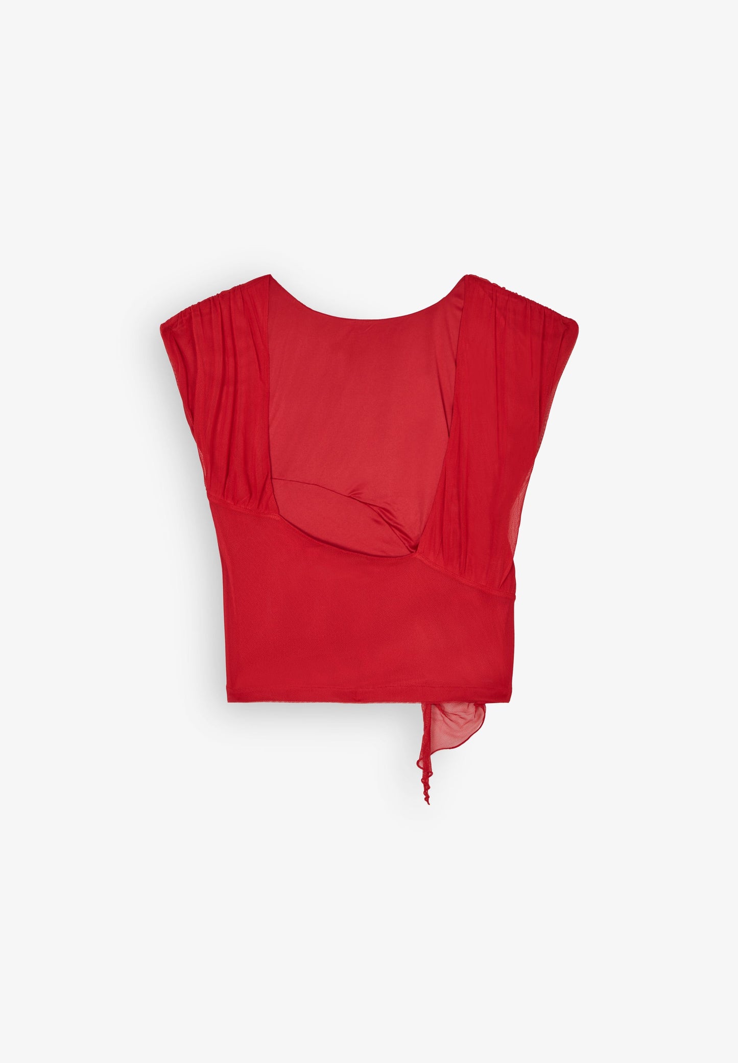 LAAGAM | TOP GEMINI RED DRAPED
