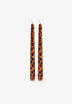ANNA+NINA | CONJUNTO DE 2 VELAS LEOPARD