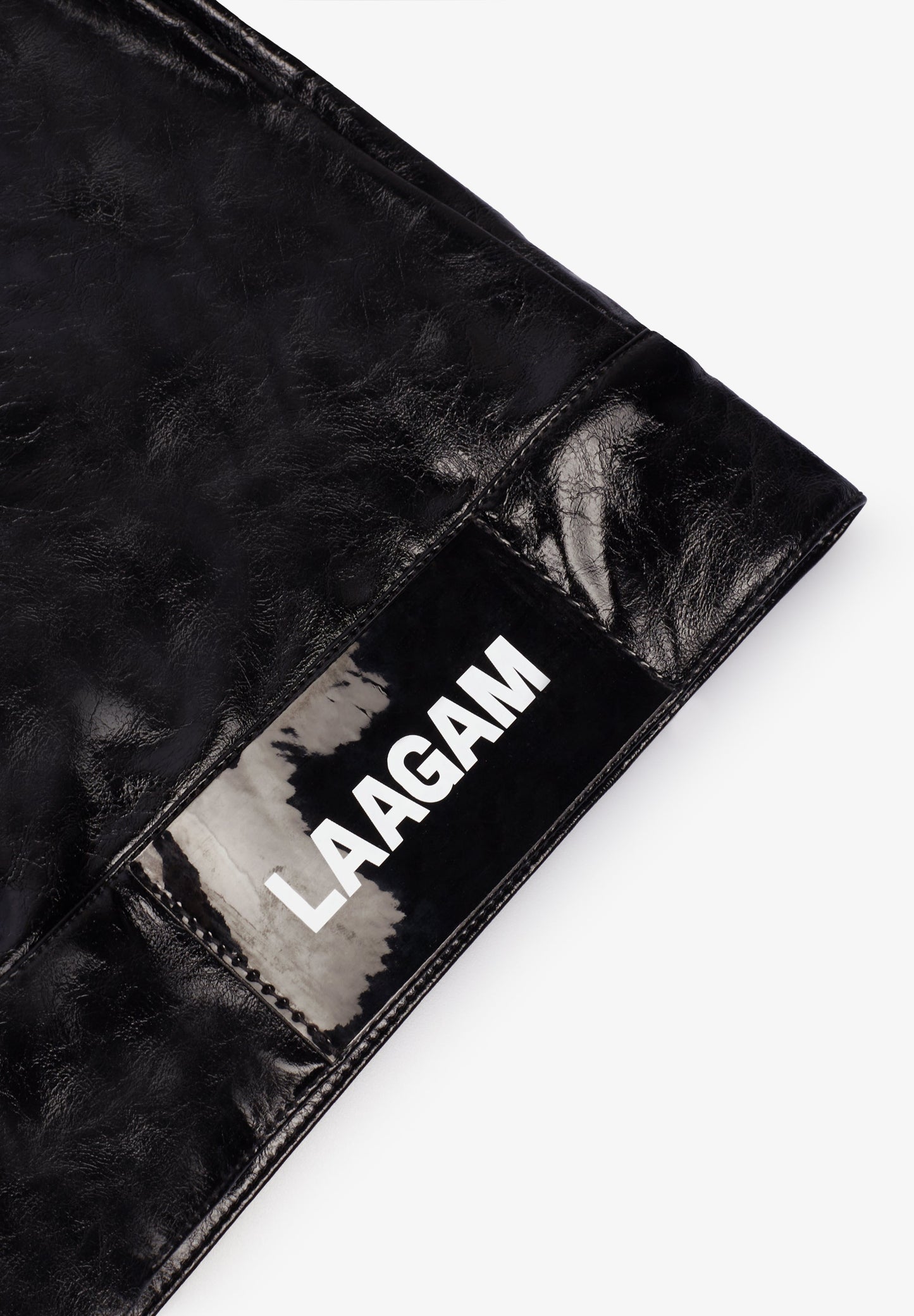 LAAGAM | CASACO LENA BLACK FAUX LEATHER JACKET