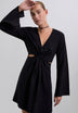 VESTIDO MINI COM PORMENOR DE NÓ