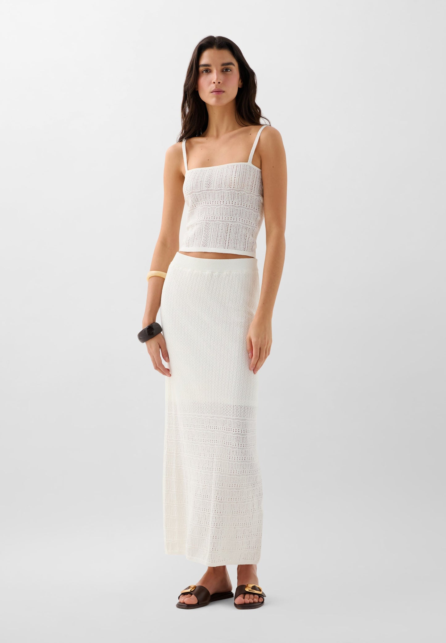 SCPOINTELLE WHITE SKIRT