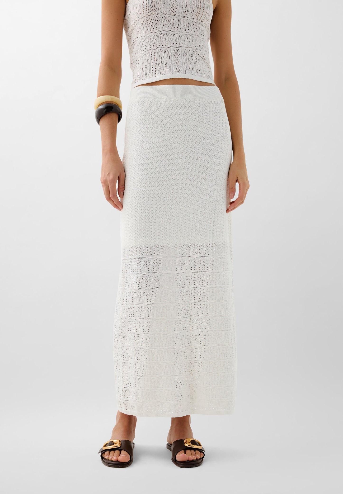 SCPOINTELLE WHITE SKIRT