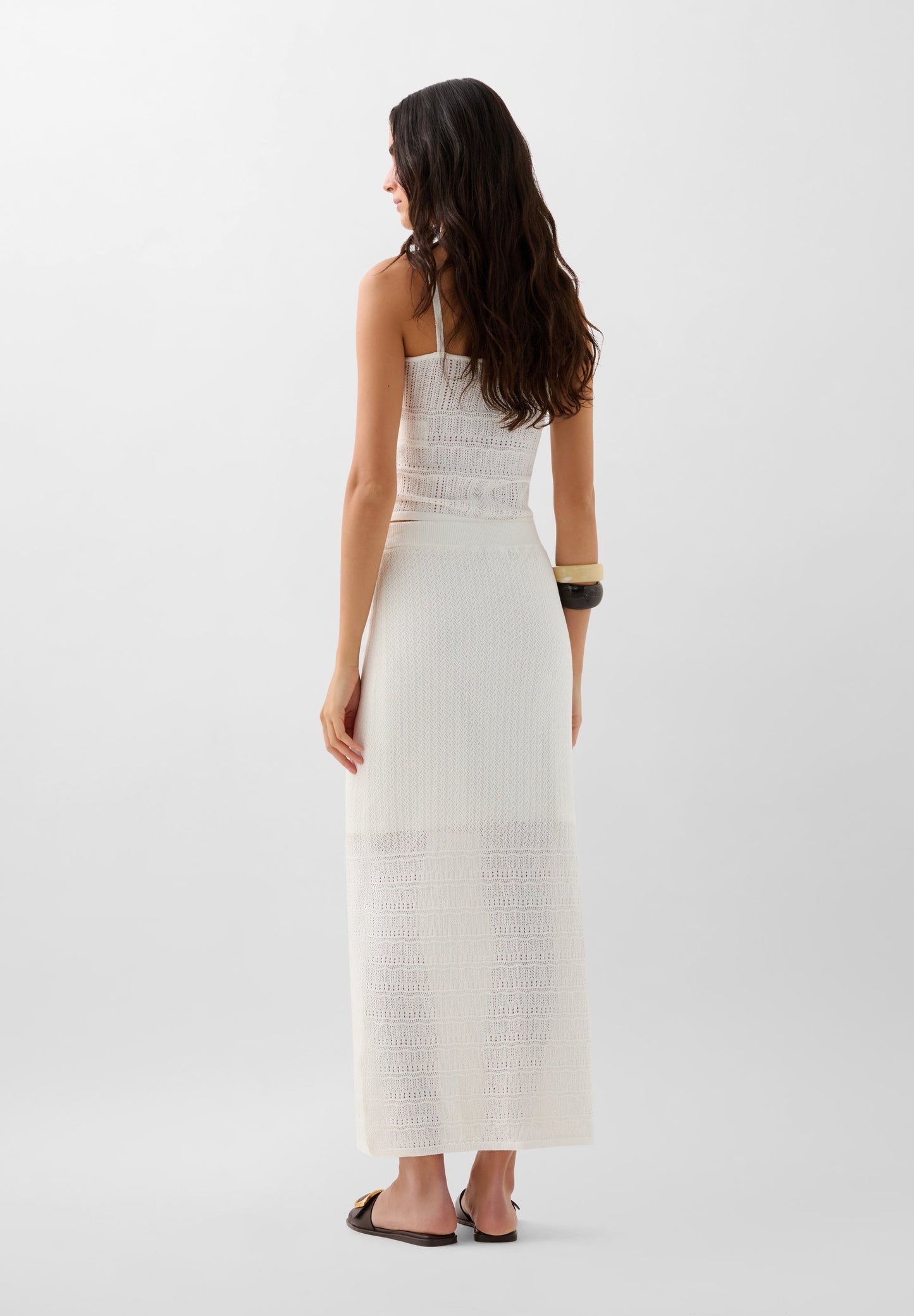 SCPOINTELLE WHITE SKIRT