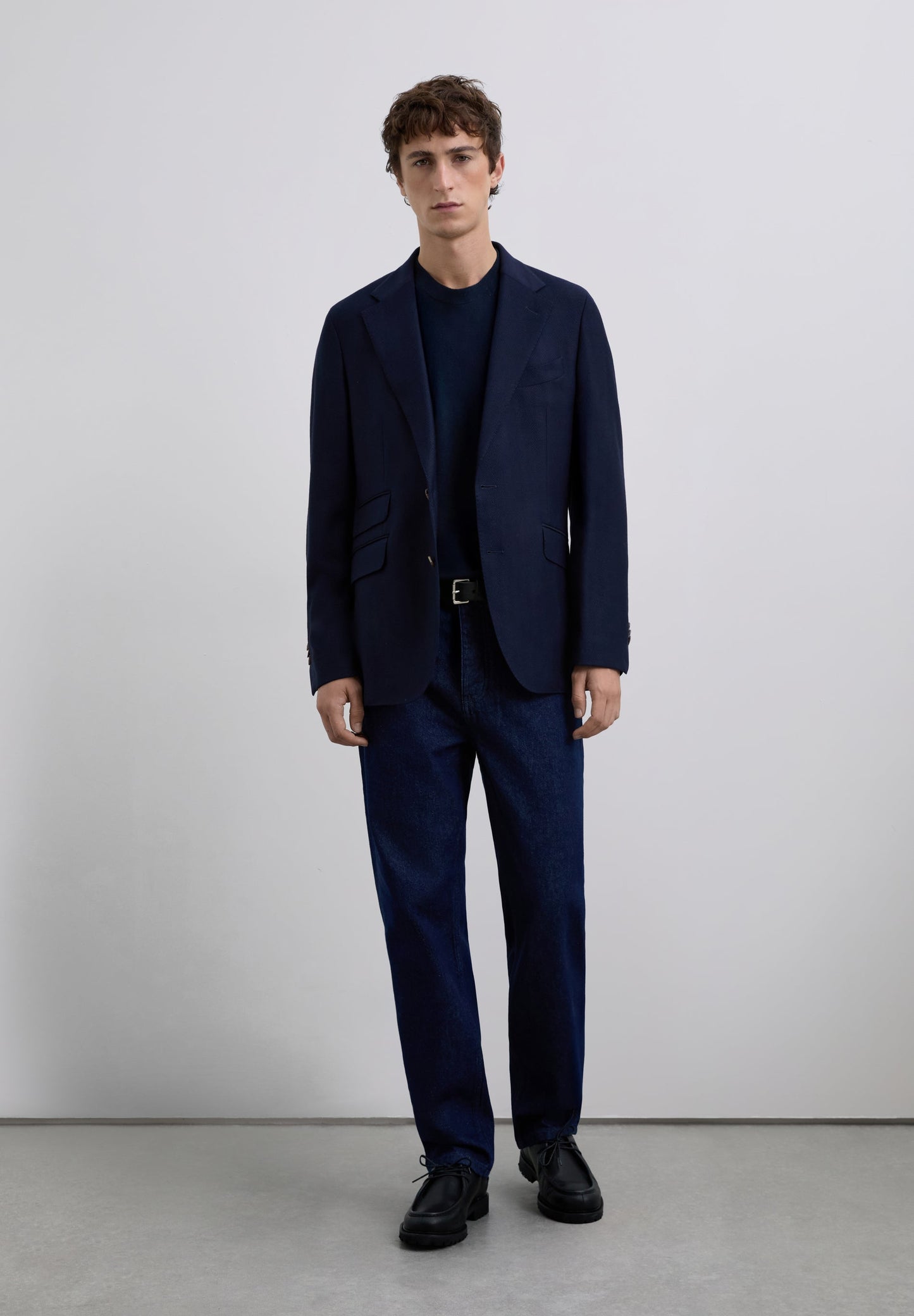 BLAZER LISO DE LÃ