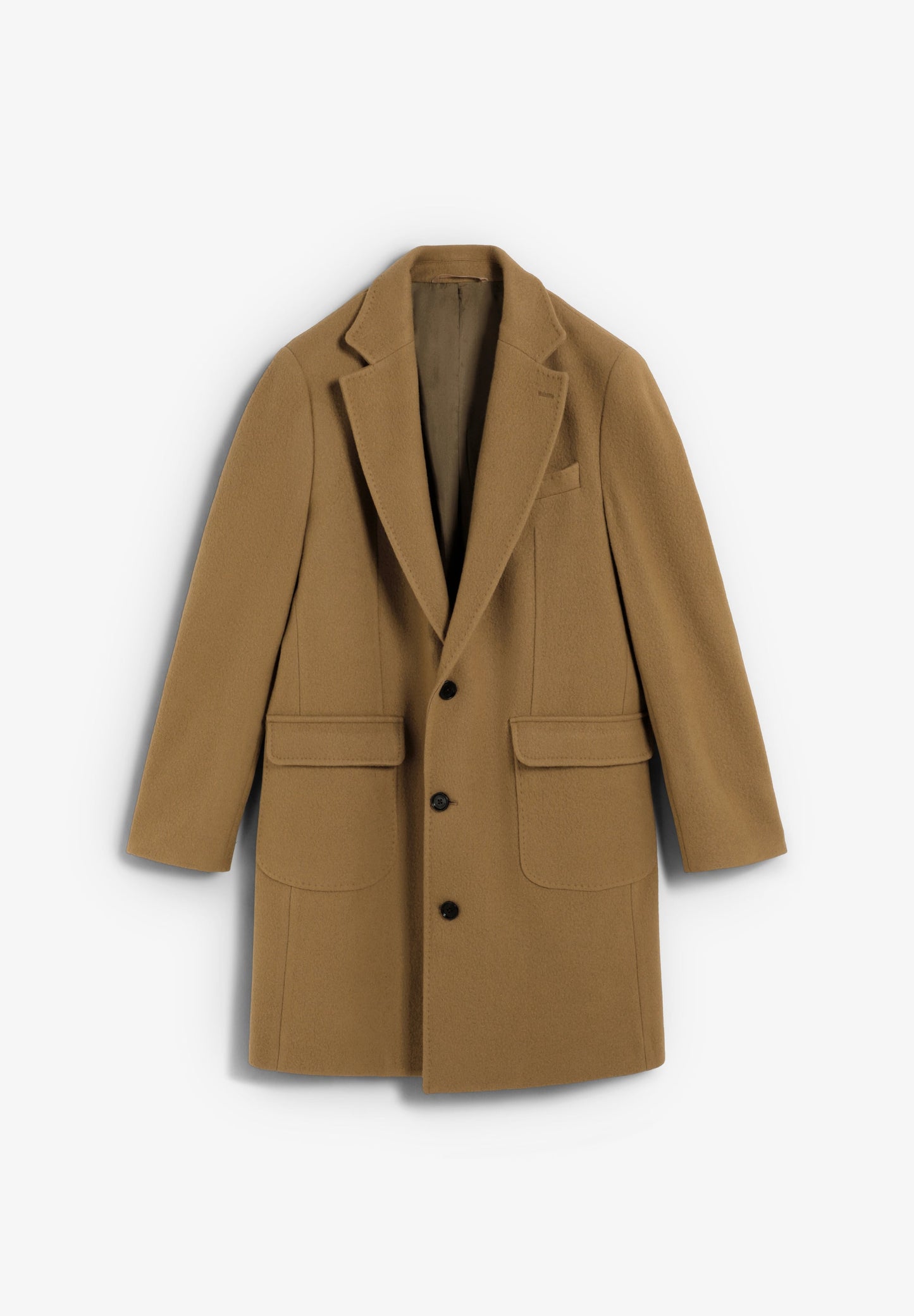 CASACO COMPRIDO ABA DE LÃ