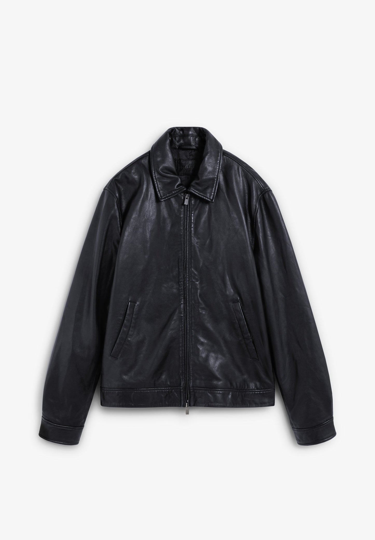 CARDIGAN DE PELE COM GOLA DE CAMISA