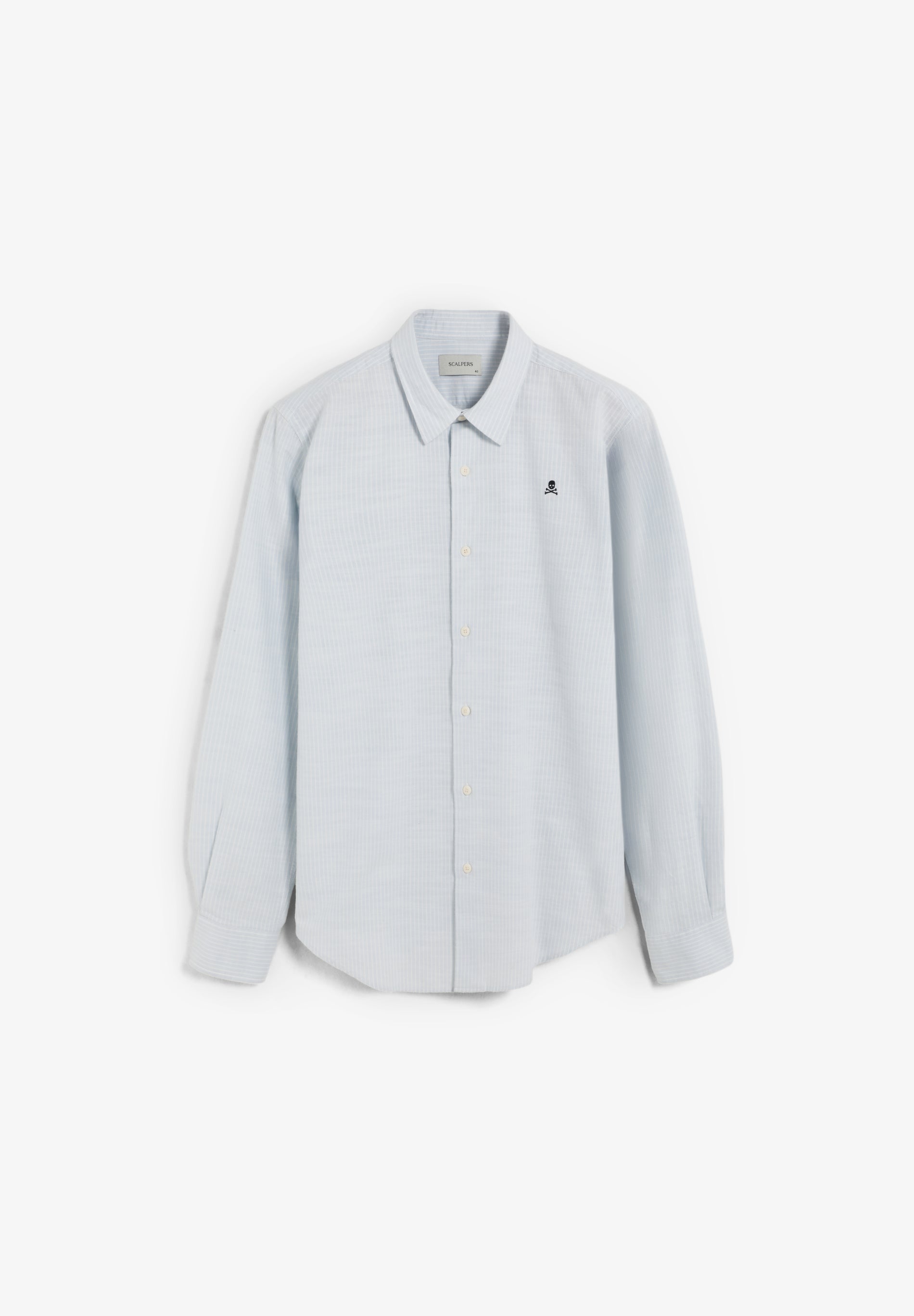 CAMISA ÀS RISCAS COM SKULL