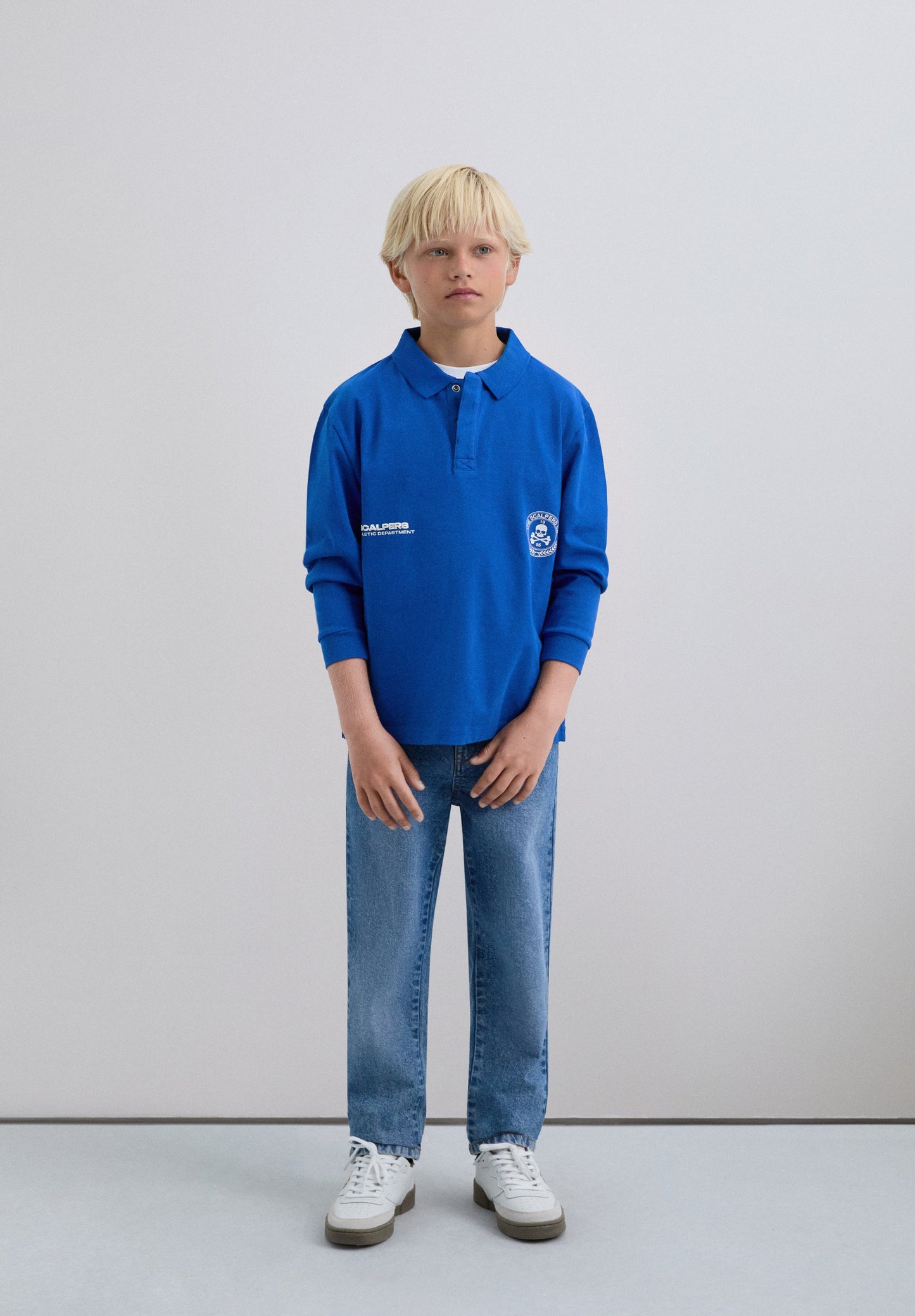 CAMISA POLO PADRÃO COM MANGA COMPRIDA