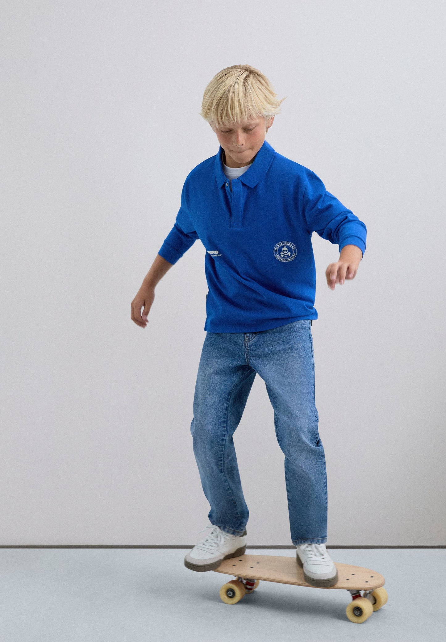 CAMISA POLO PADRÃO COM MANGA COMPRIDA