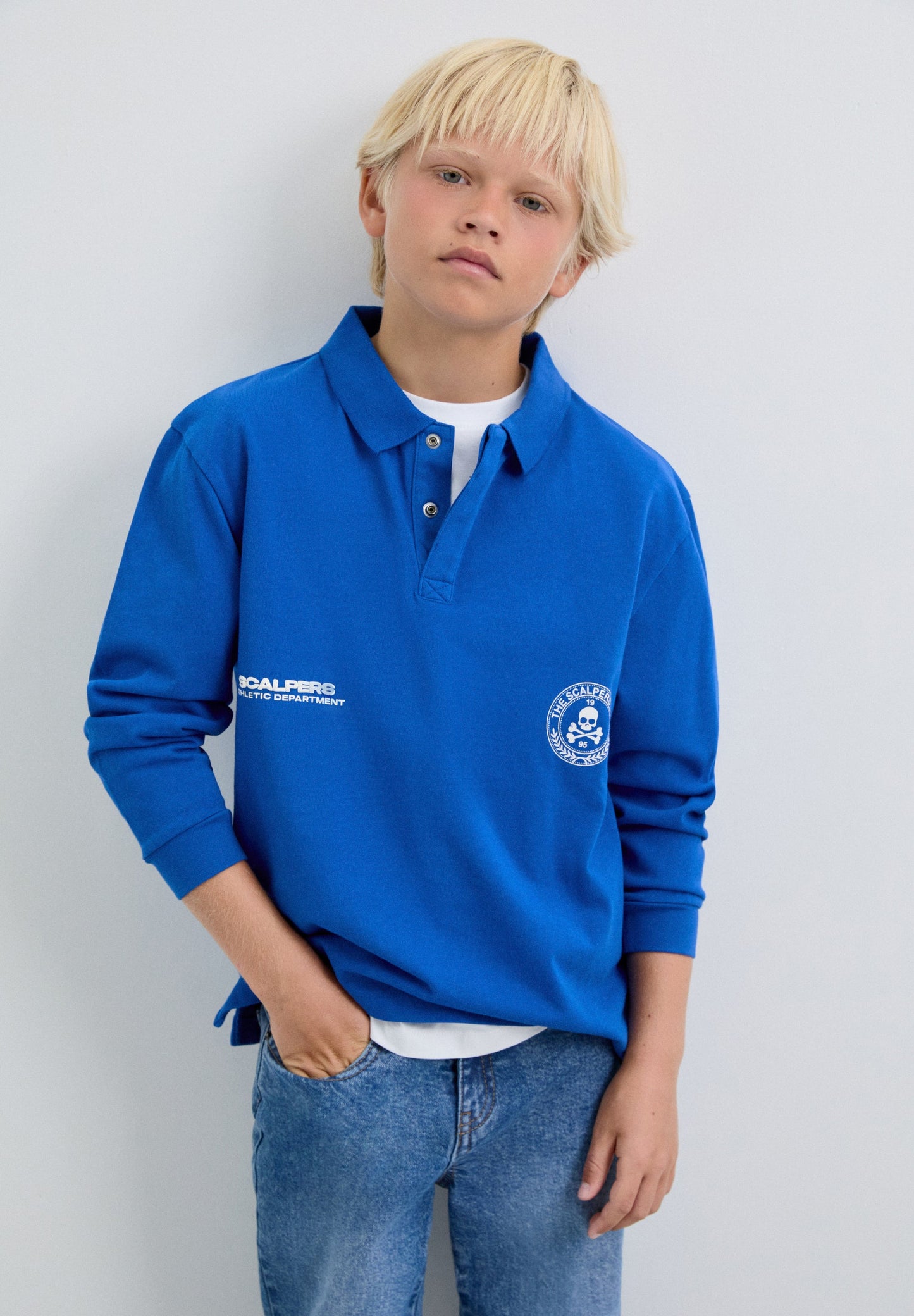 CAMISA POLO PADRÃO COM MANGA COMPRIDA