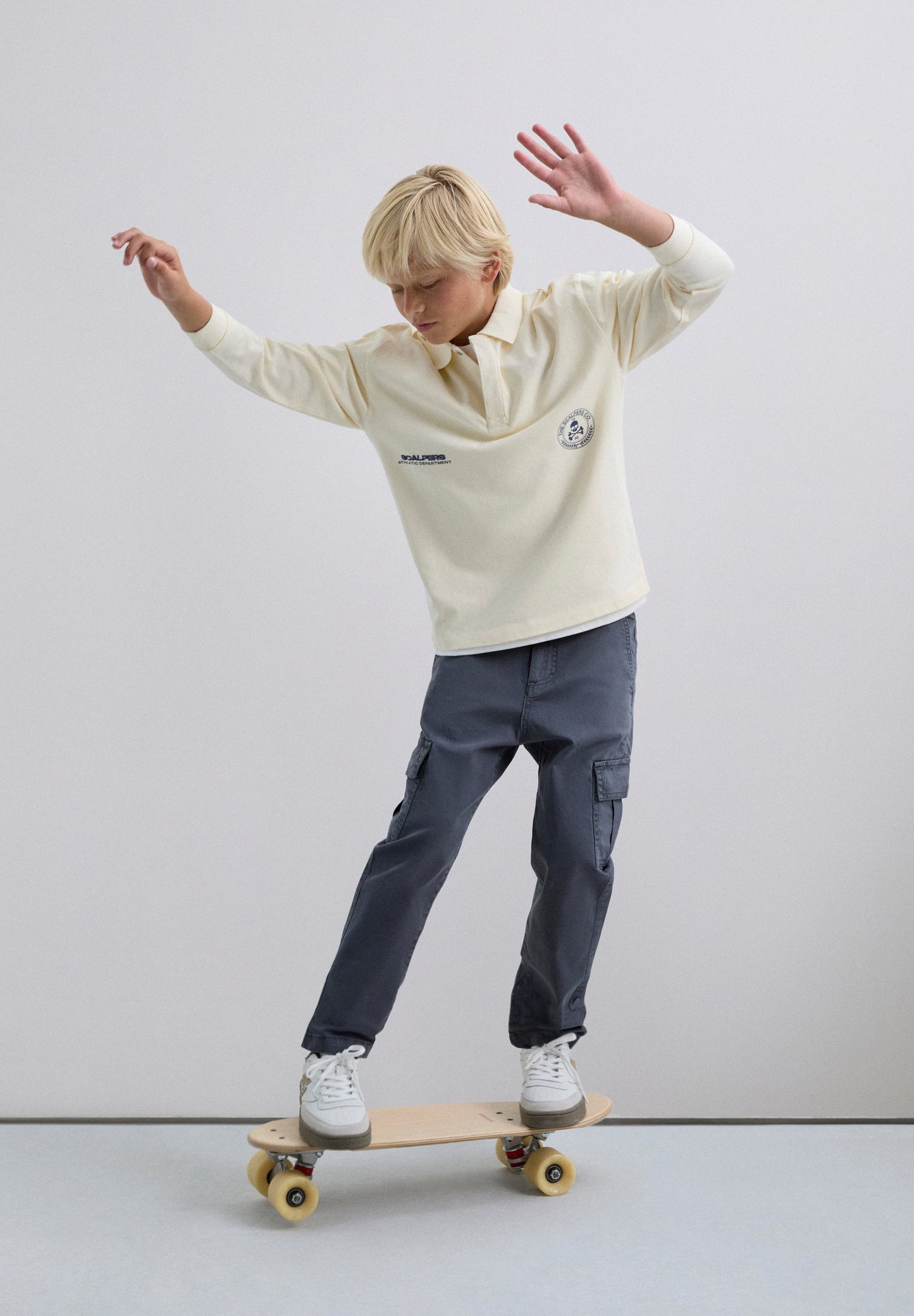 CAMISA POLO PADRÃO COM MANGA COMPRIDA