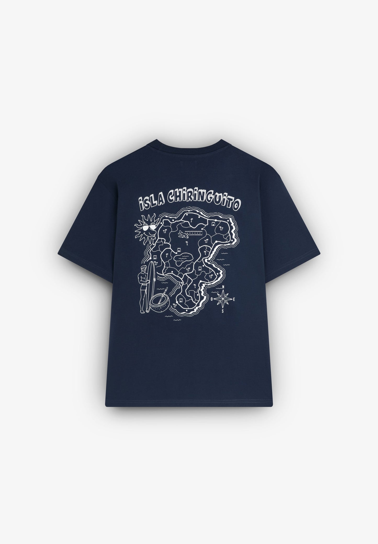 T-SHIRT COM PADRÃO ATRÁS | LE CHIRINGUITO
