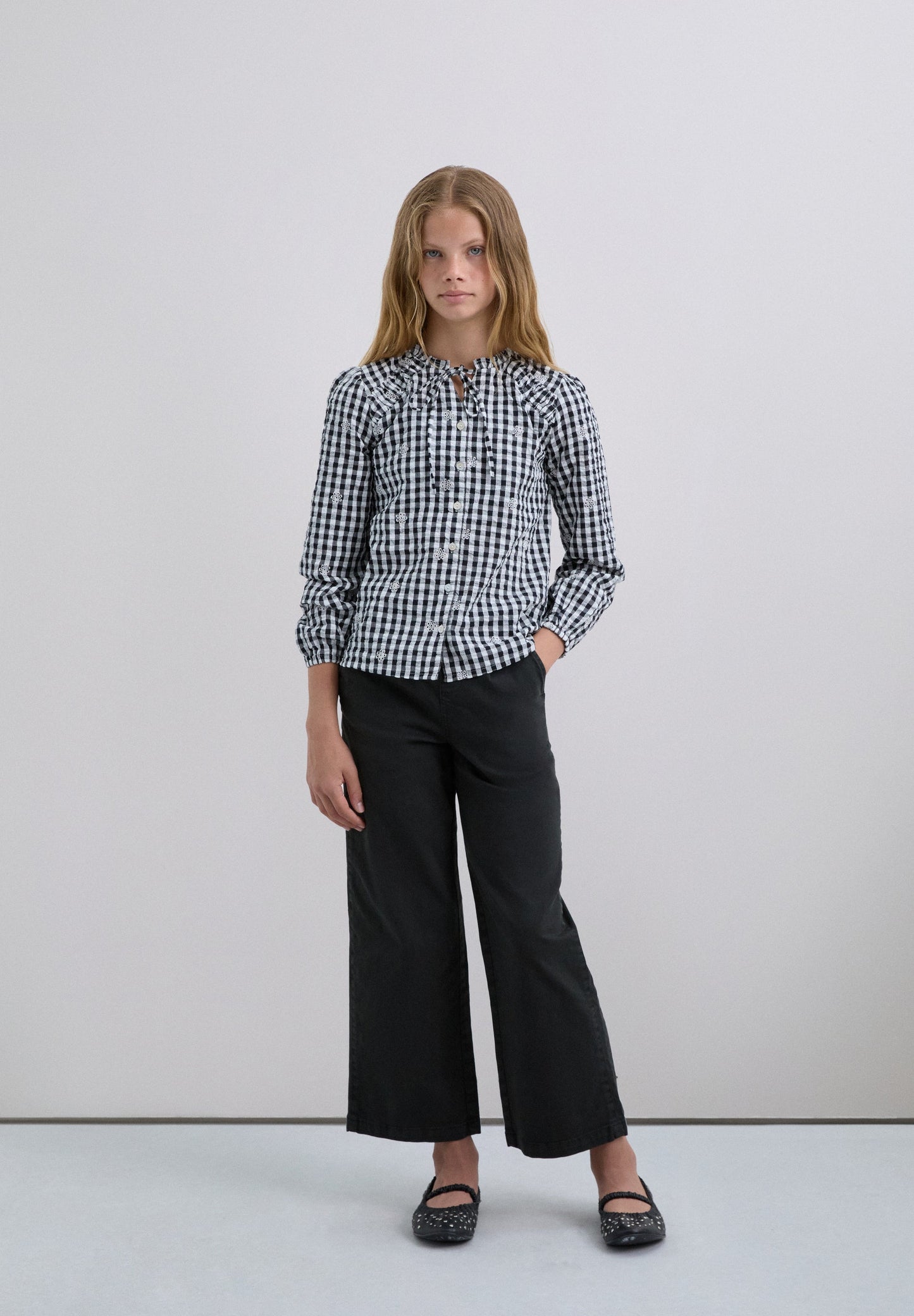 CAMISA QUADRADOS LAÇO