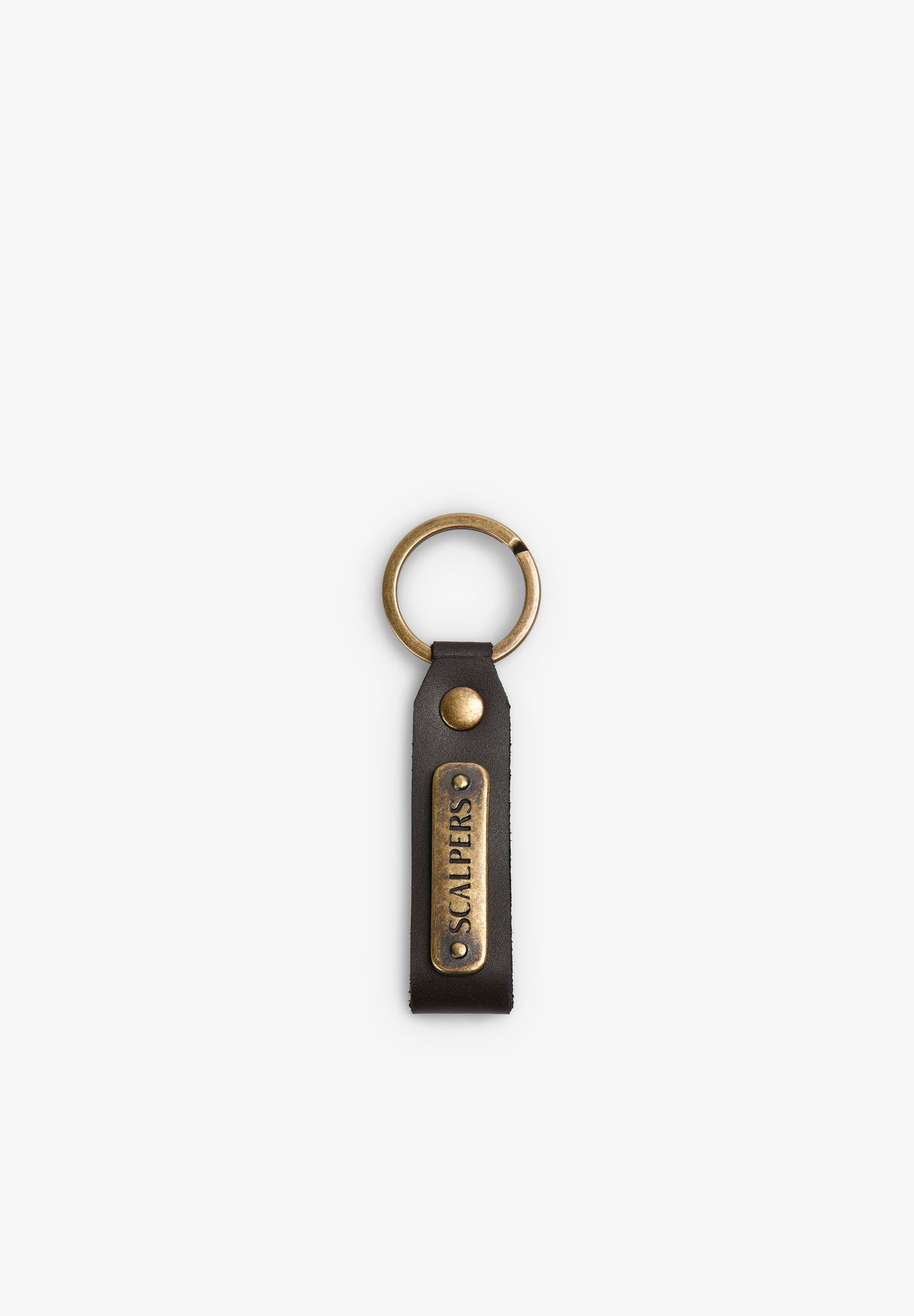 SCLEATHER METAL KEYCHAIN