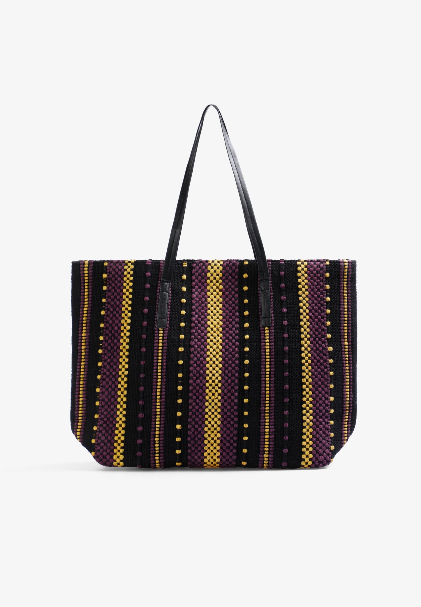 BOLSA SHOPPER COM PADRÃO ÉTNICO