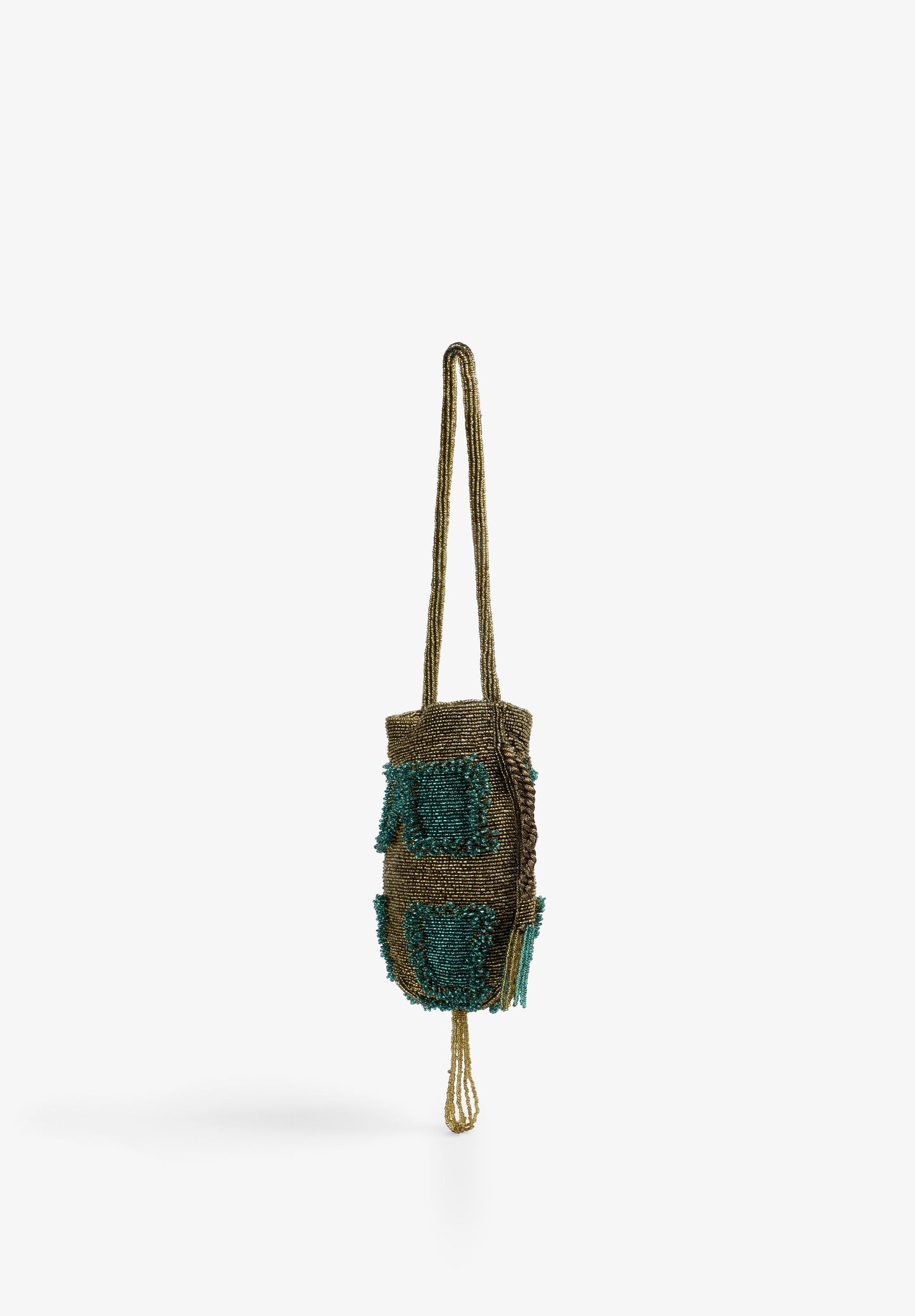 BOLSA EM CROCHÉ COM CONTAS