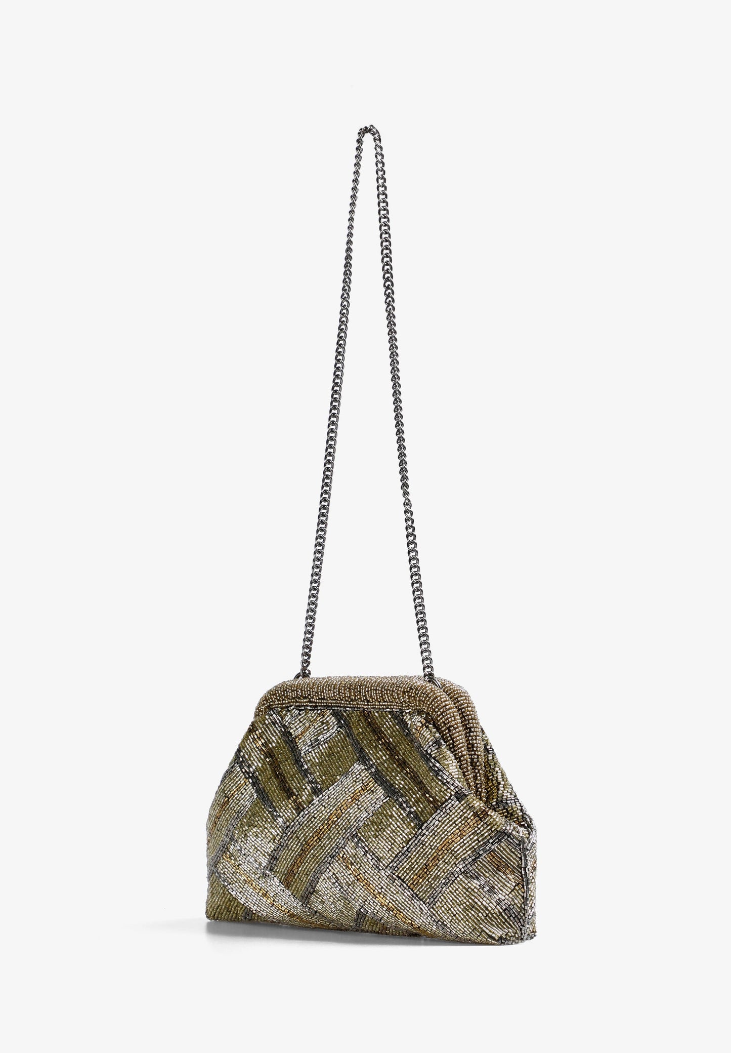 MALA CLUTCH DETALHE METALIZADO