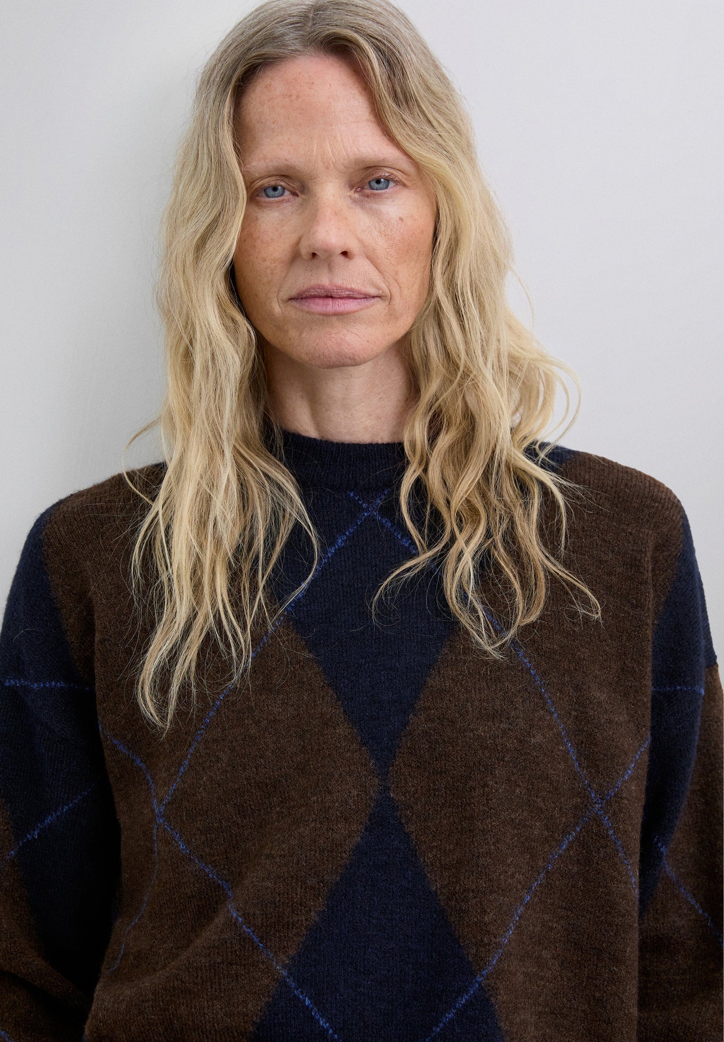 SWEATER COM ESTAMPADO LOSANGOS