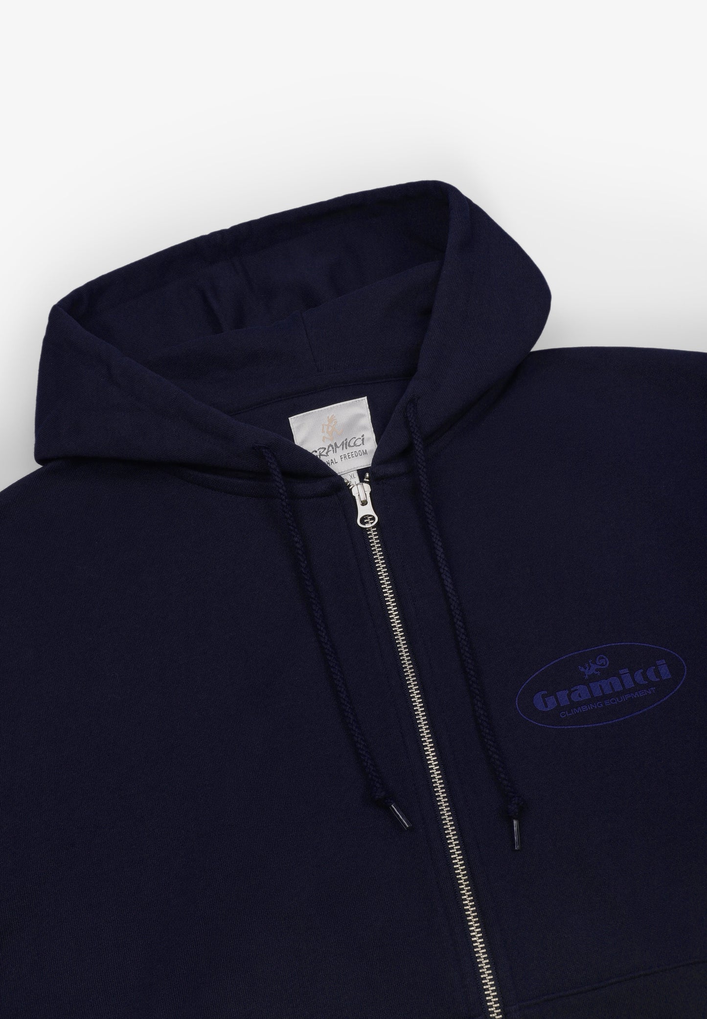GRAMICCI | CLIMBING EQUIPMENT ZIP HOODED SWEATSHIRT