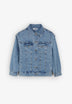LAAGAM | CHAQUETA MANGAS DESMONTABLES DE-NIMES