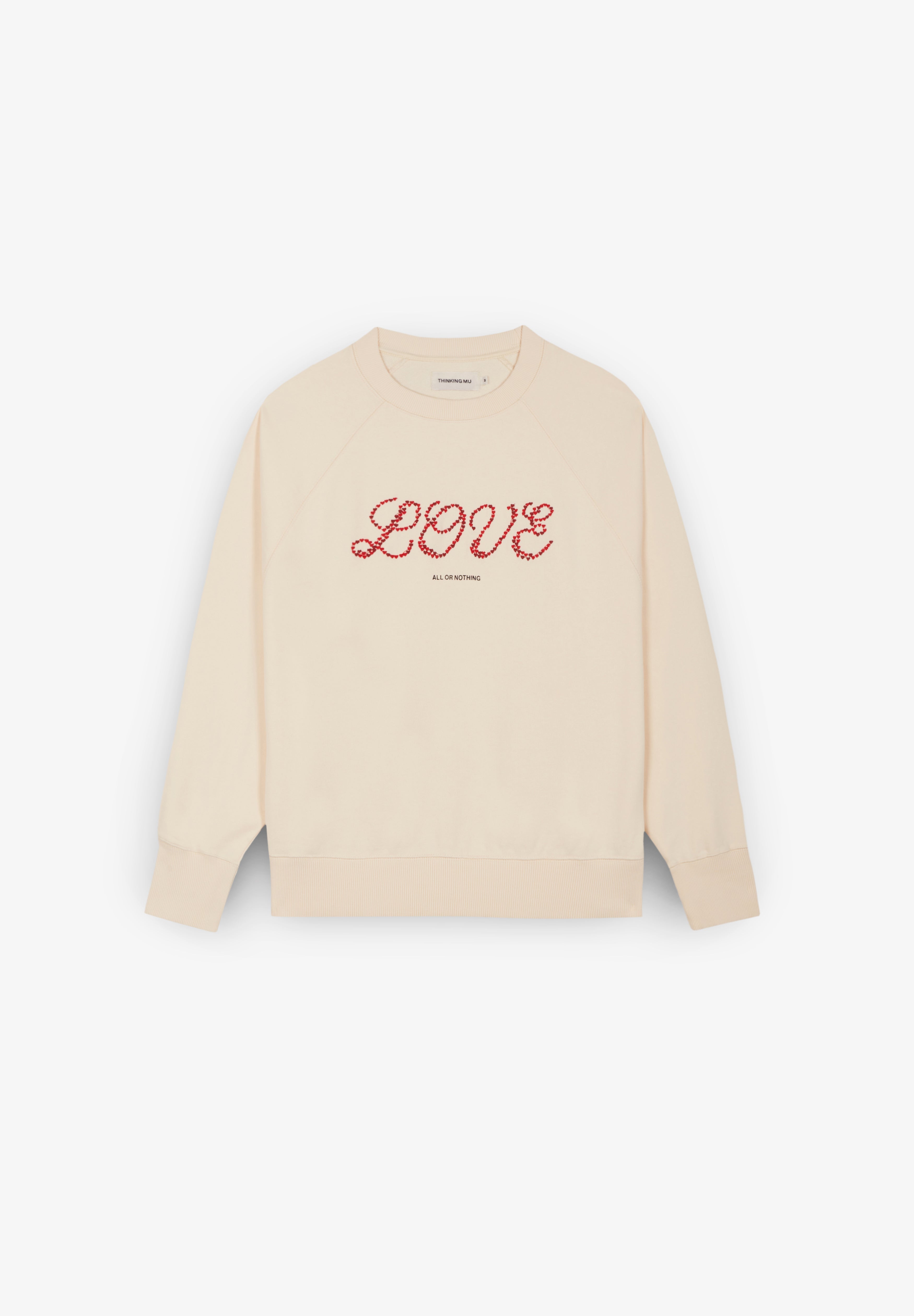 THINKING MU | SWEATSHIRT LOVE HEART DE MULHER