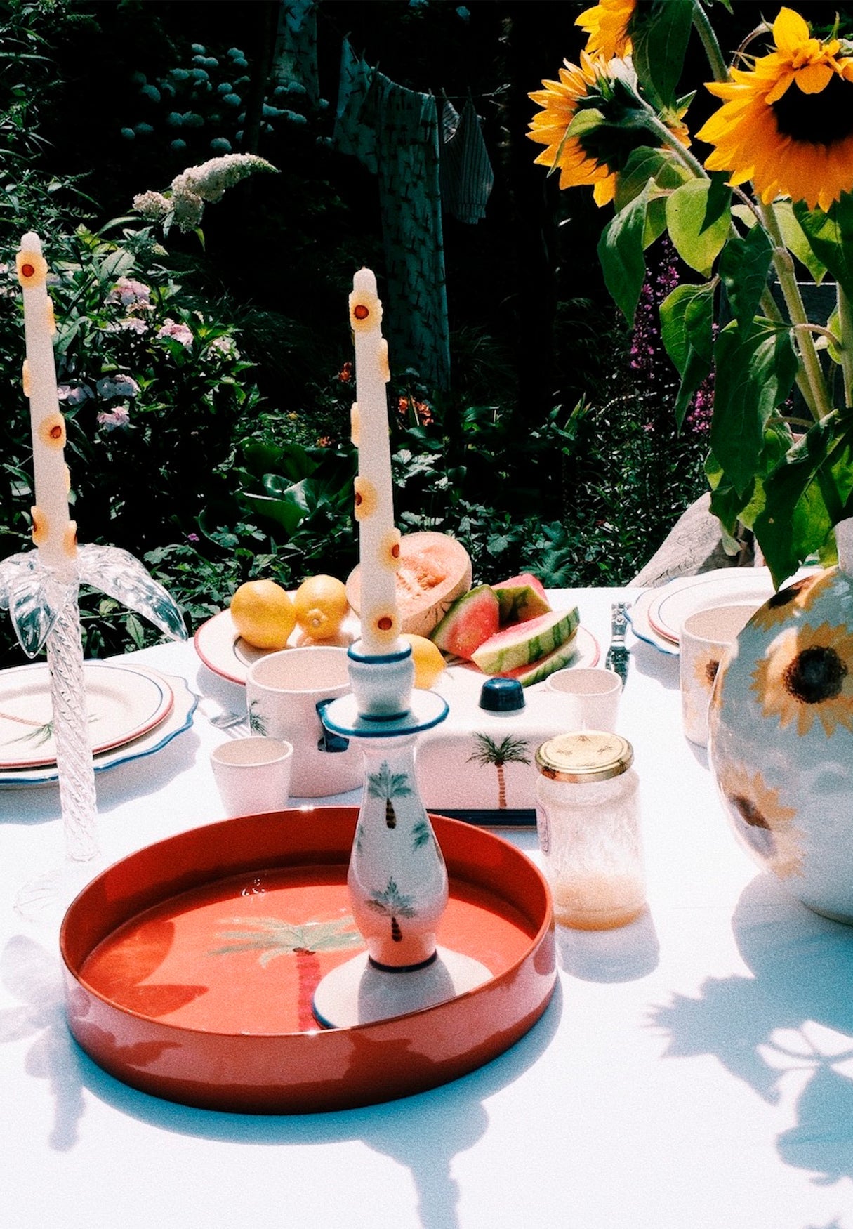 ANNA+NINA | SET 2 VELAS SUNFLOWER 3D