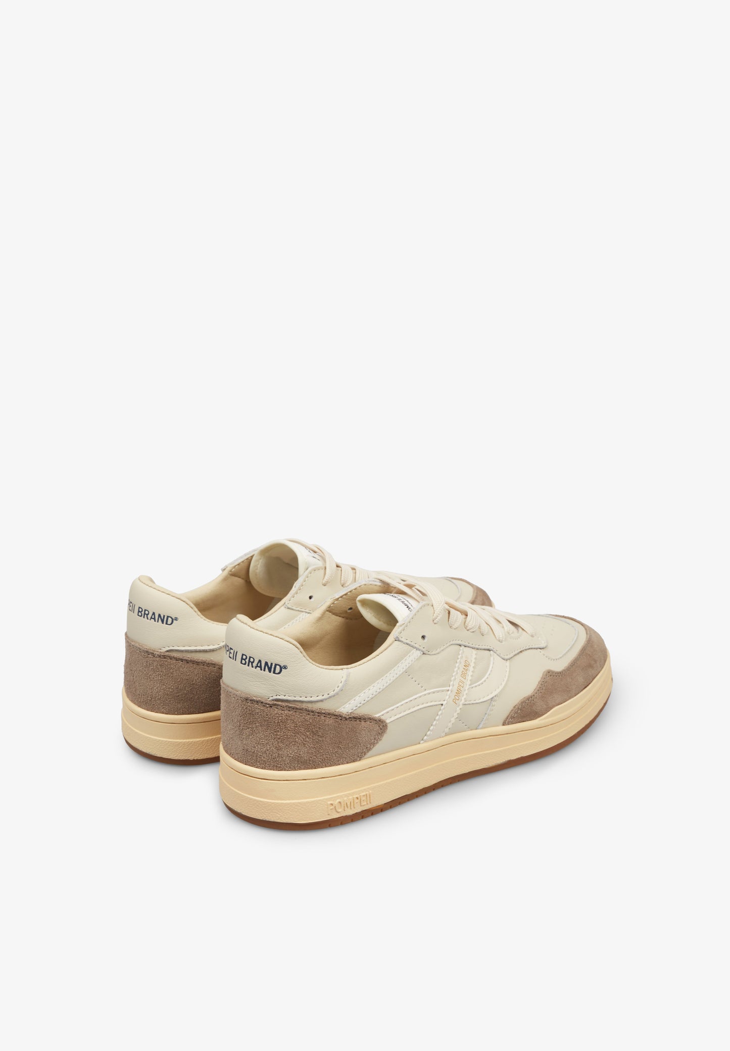 POMPEII BRAND | ELAN PIPPA LEATHER ECRU GREY T