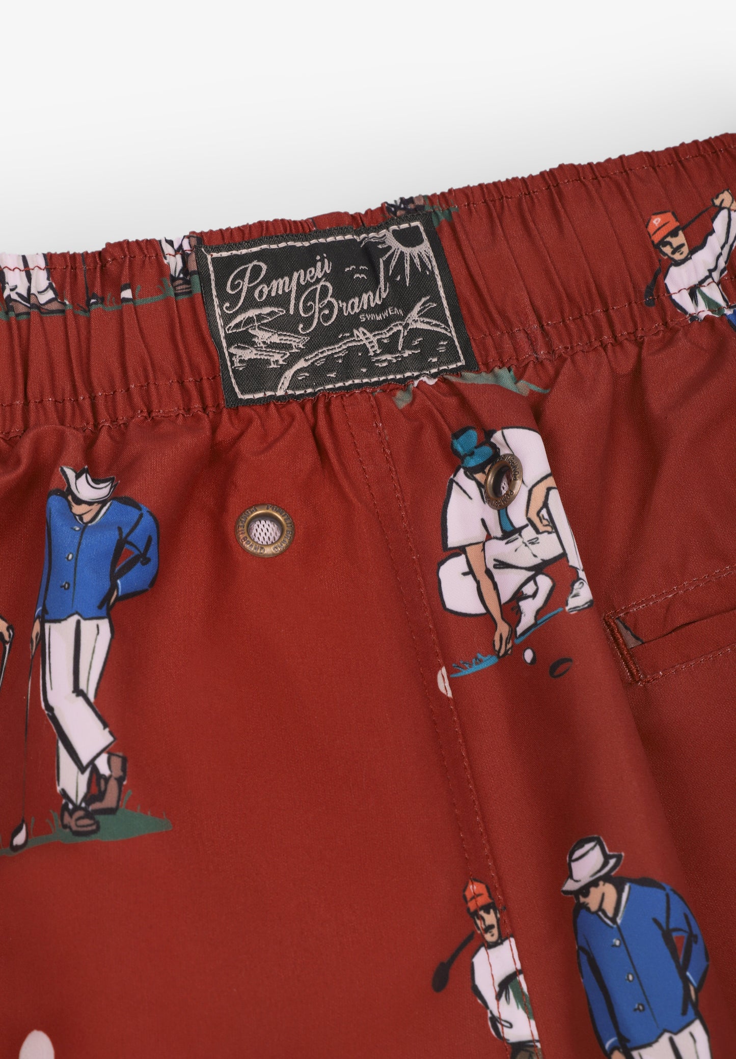 POMPEII BRAND | GOLF RUBY SWIM TRUNKS