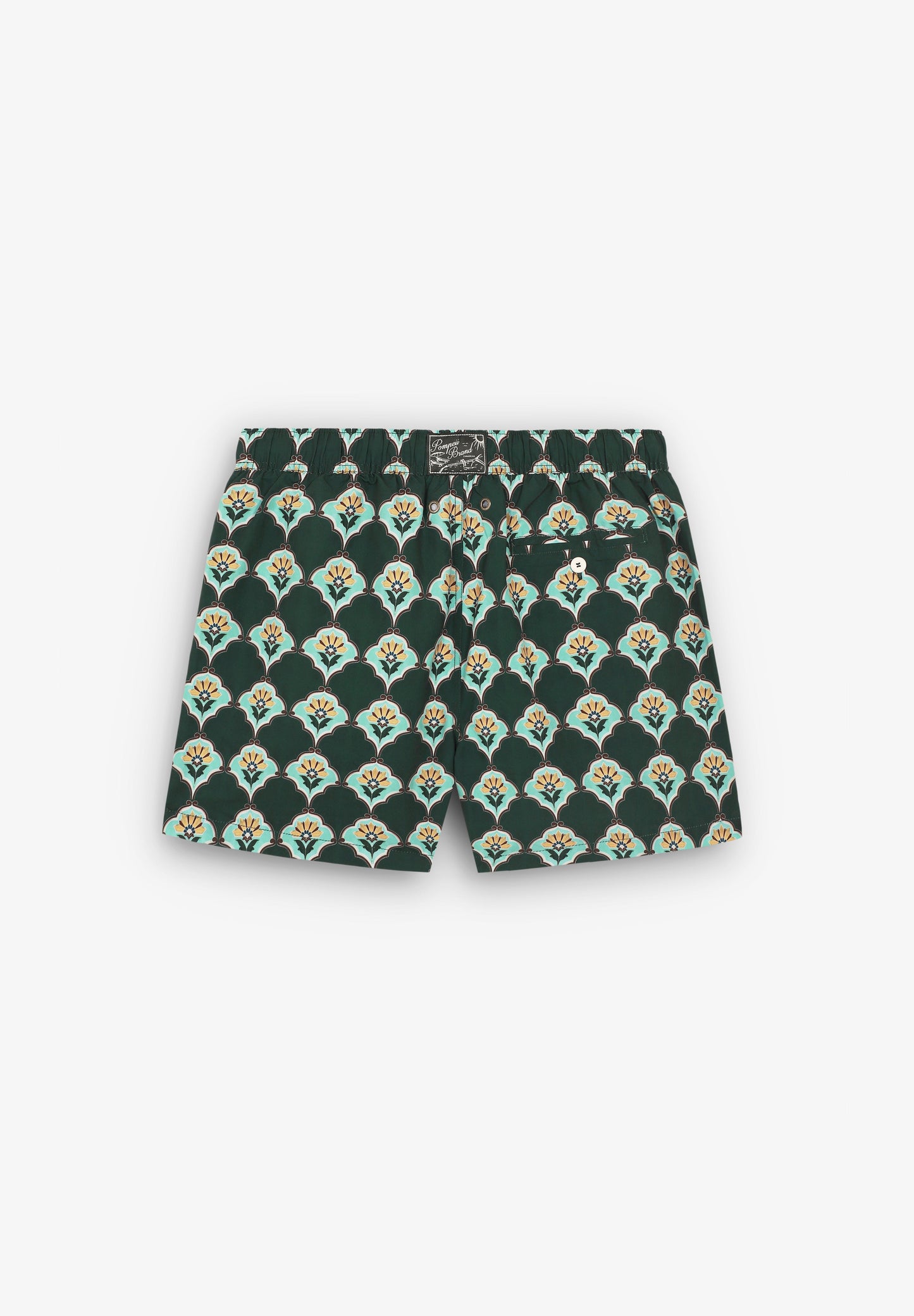POMPEII BRAND | HANDPAINTED TILE SWIM TRUNKS