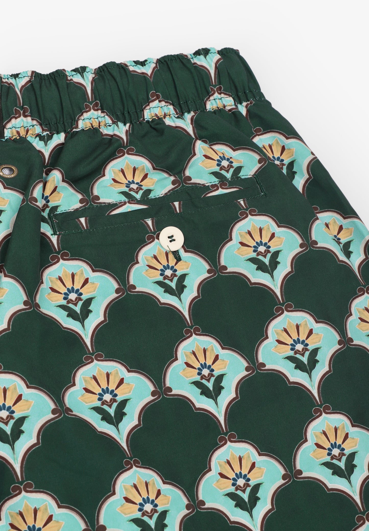 POMPEII BRAND | HANDPAINTED TILE SWIM TRUNKS