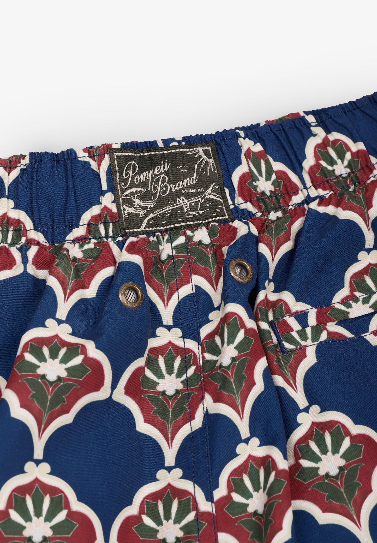 POMPEII BRAND | HANDPAINTED TILE SWIM TRUNKS