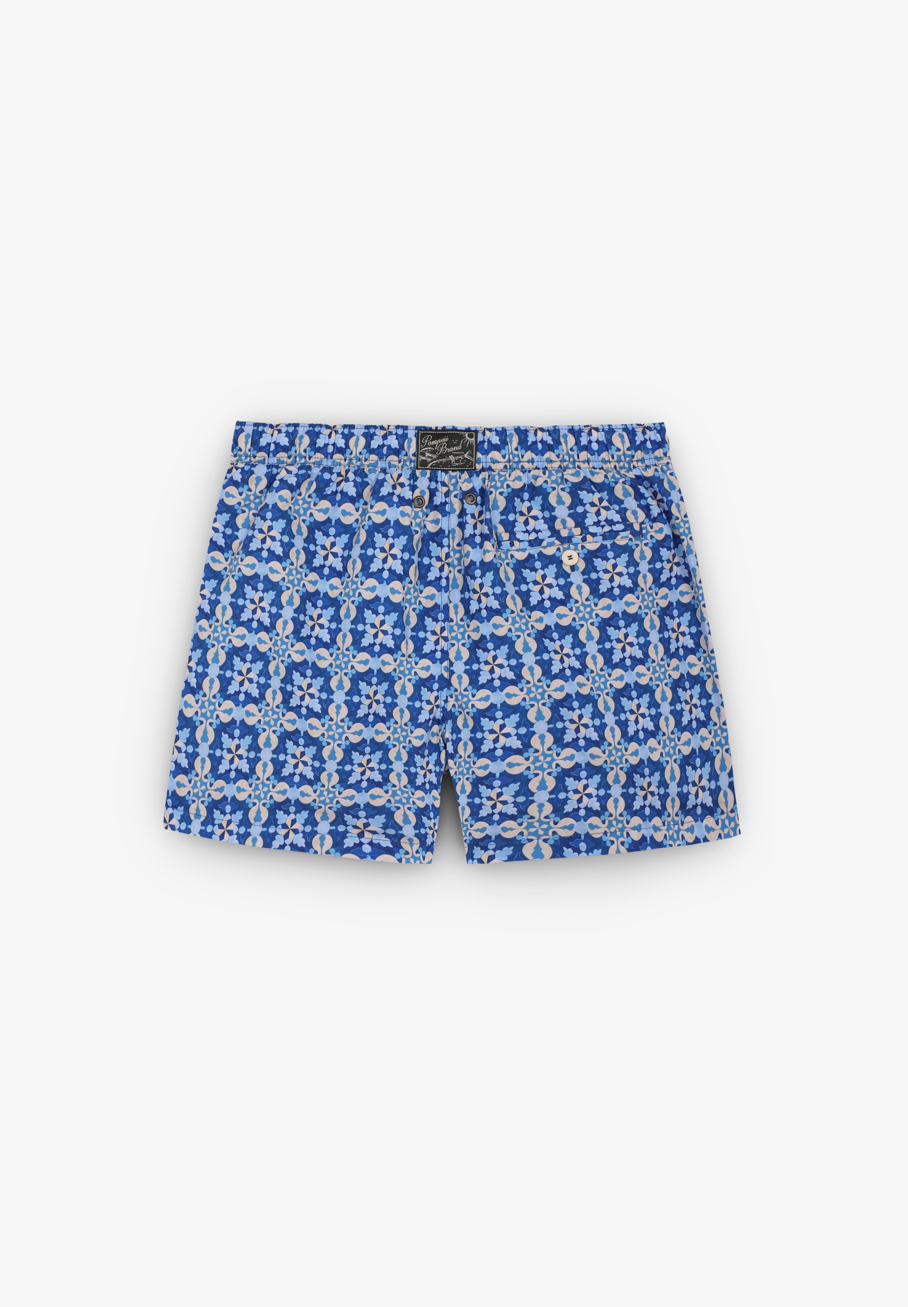 POMPEII BRAND | MEDITERRANEAN TILE SWIM TRUNKS