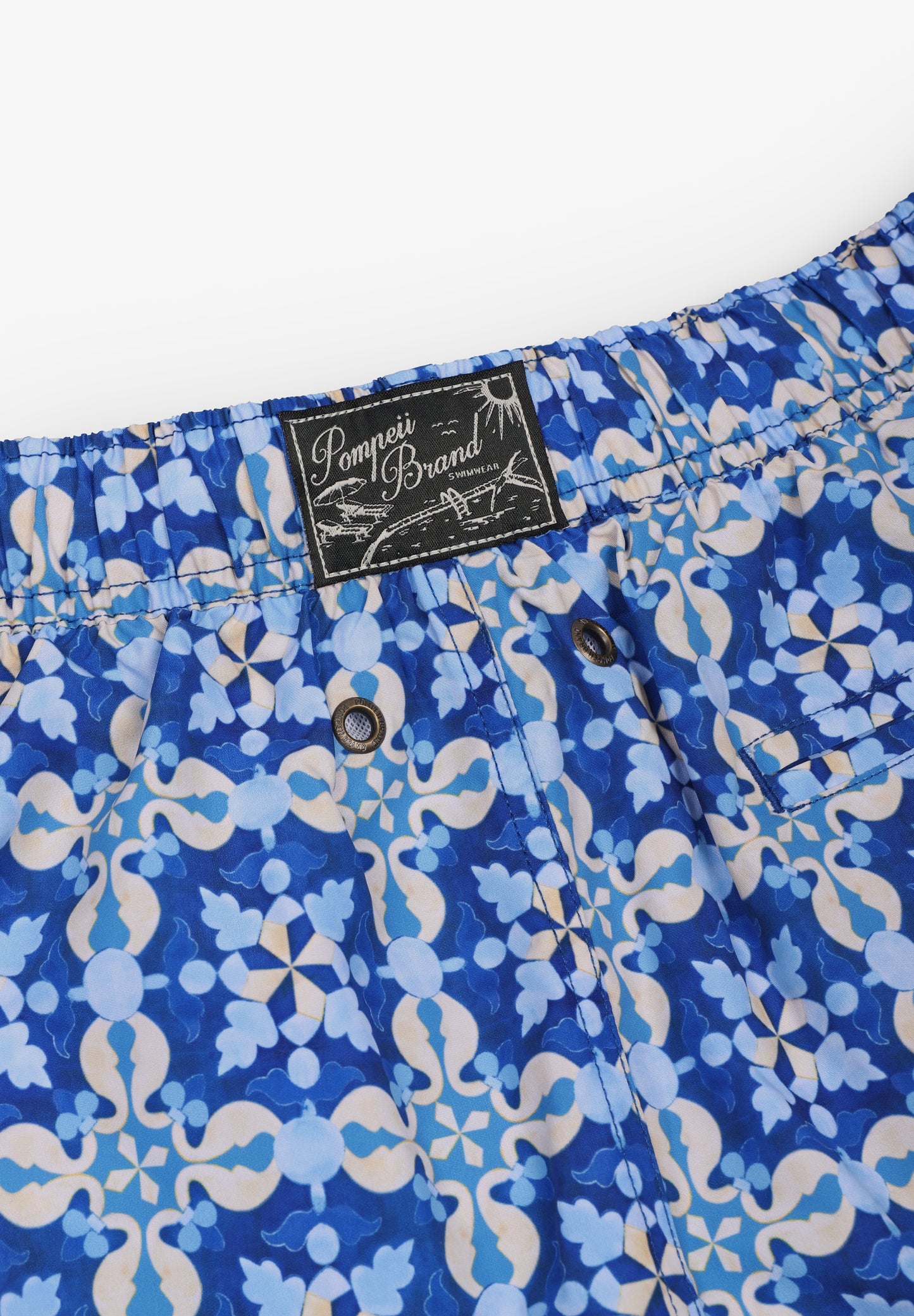 POMPEII BRAND | MEDITERRANEAN TILE SWIM TRUNKS