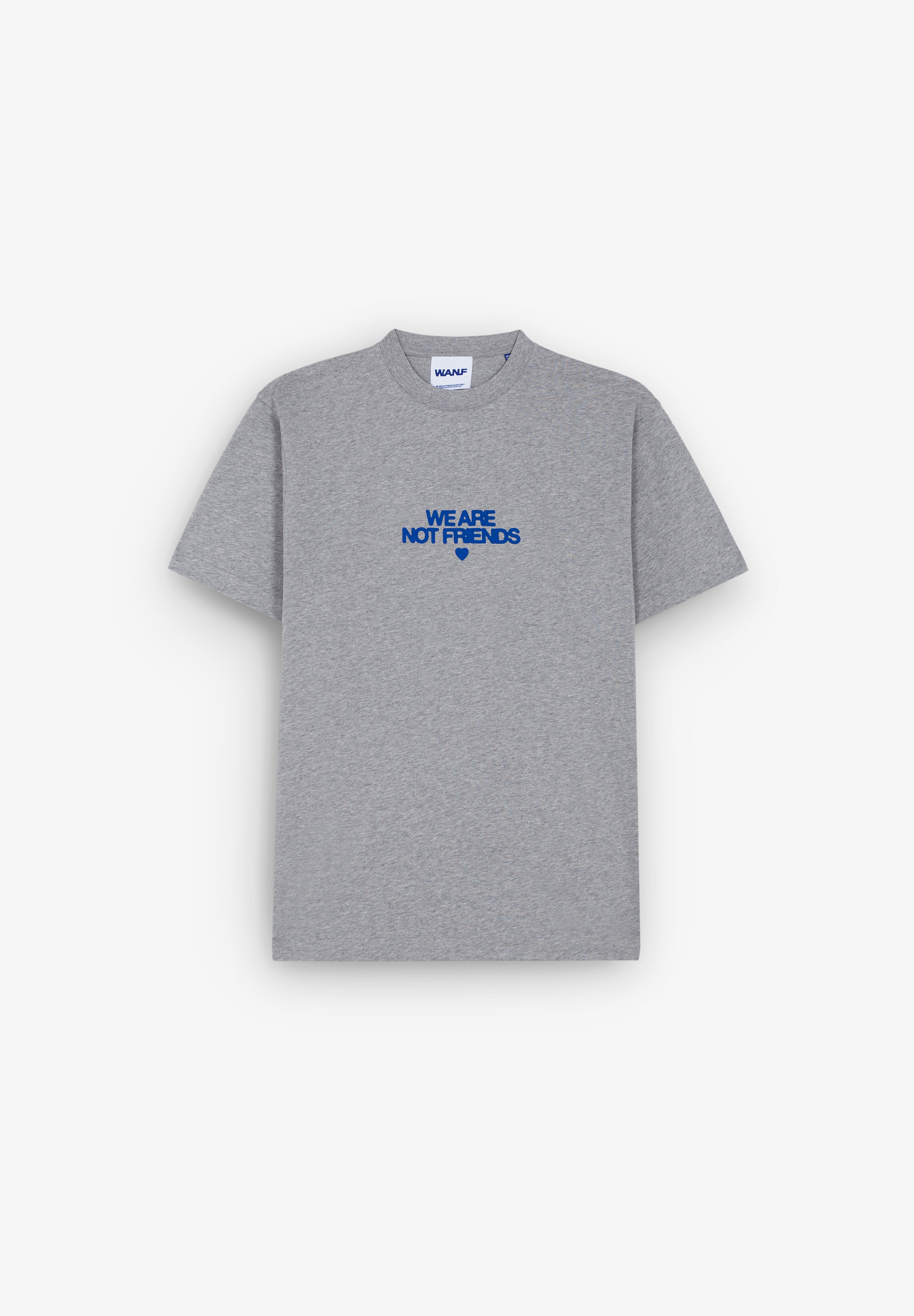 WE ARE NOT FRIENDS | T-SHIRT BOLD GREY LOVE