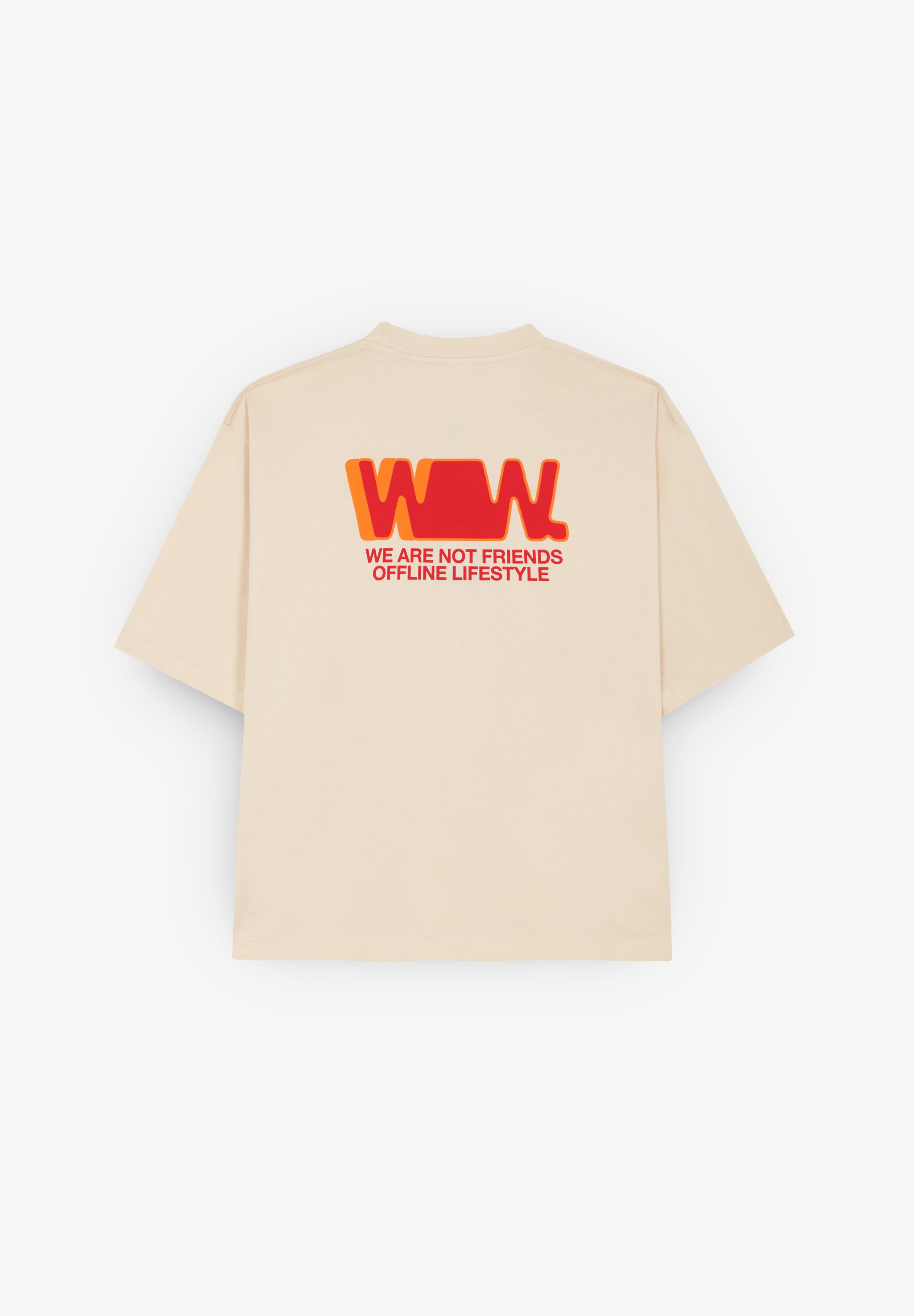 WE ARE NOT FRIENDS | T-SHIRT BOXY W