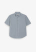 KAPPY | COTTON SNAP HALF SHIRT