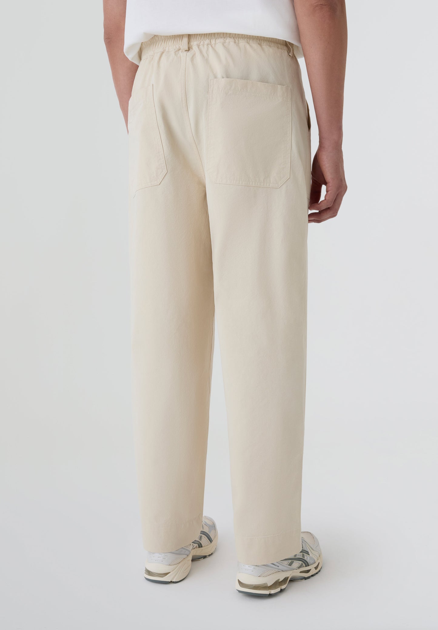 KAPPY | ONE TUCK WIDE FATIGUE PANTS