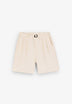 KAPPY | TWO TUCK WIDE HALF PANTS