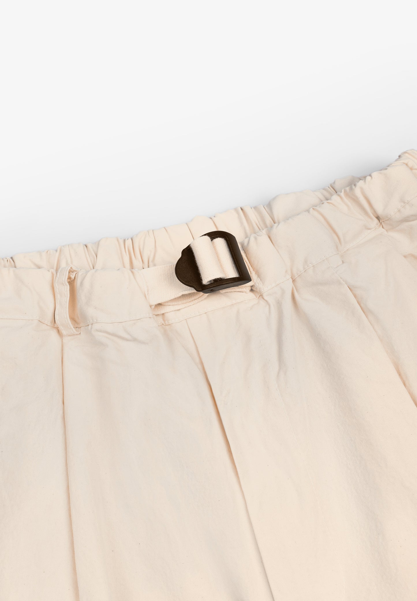 KAPPY | TWO TUCK WIDE HALF PANTS