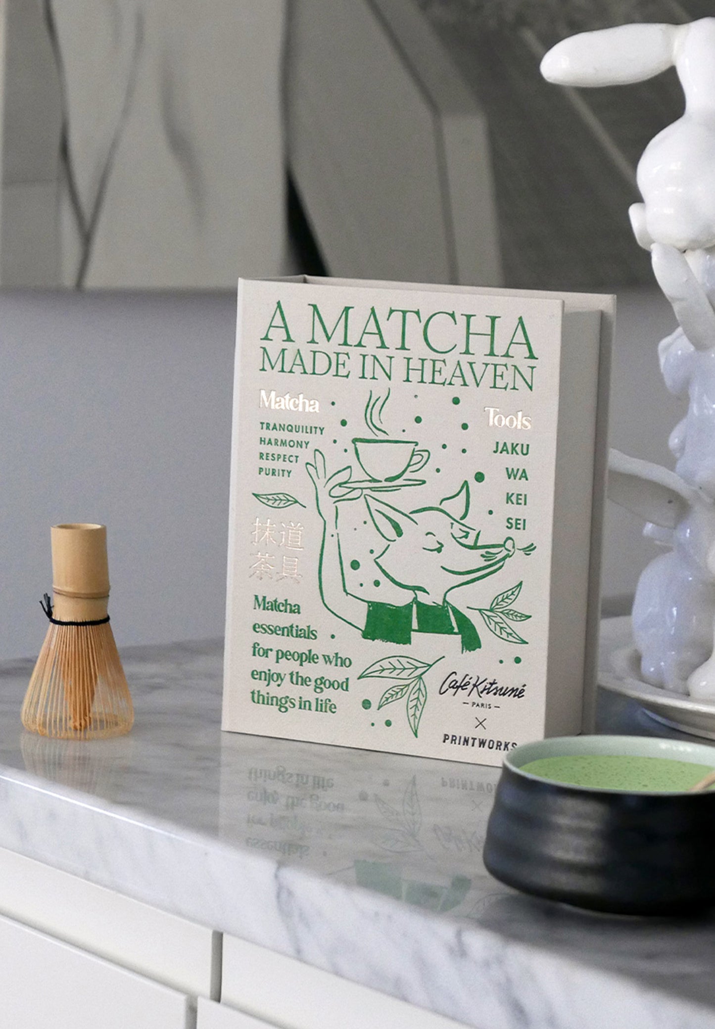 PRINTWORKS | MATCHA TOOLS - CAFE KITSUNÉ X PRINTWORKS