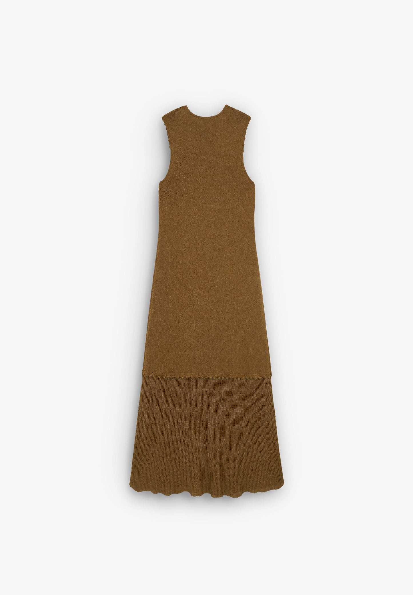 MICHONET | VESTIDO CROCHET CANELA