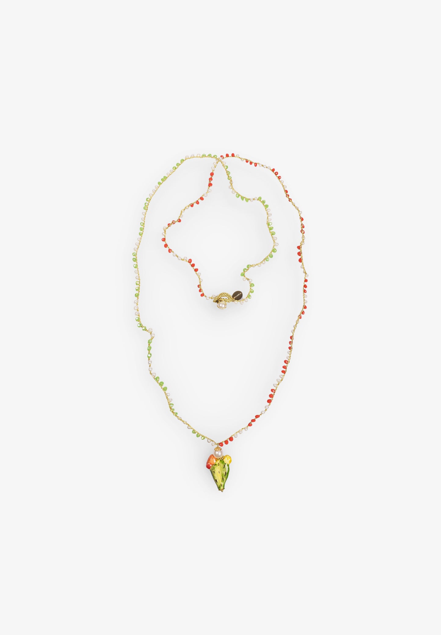 CASHFANA | COLLAR LARGO DE CERÁMICA CACTUS