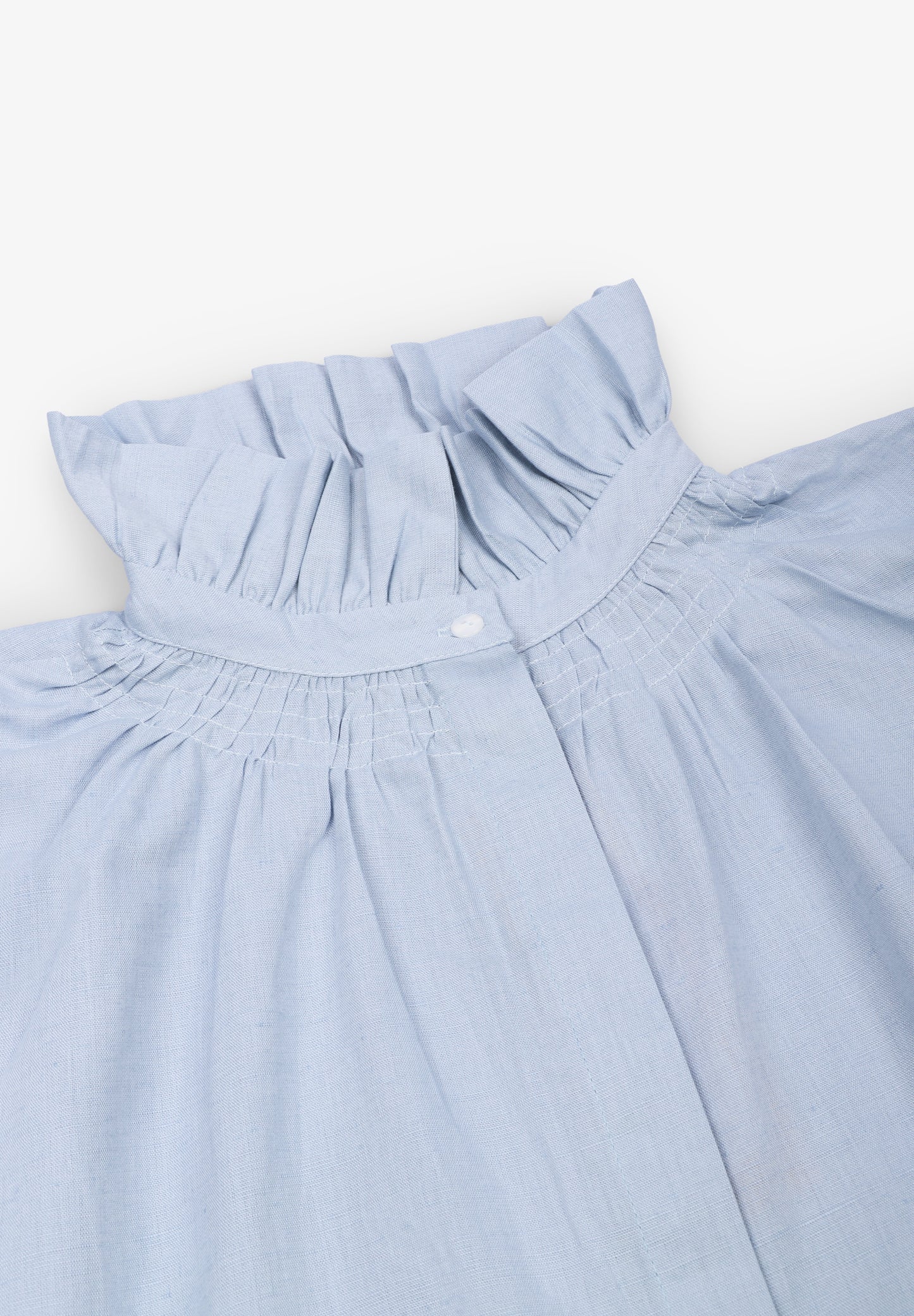 WERIT | CAMISA BALMORAL LINO AZUL