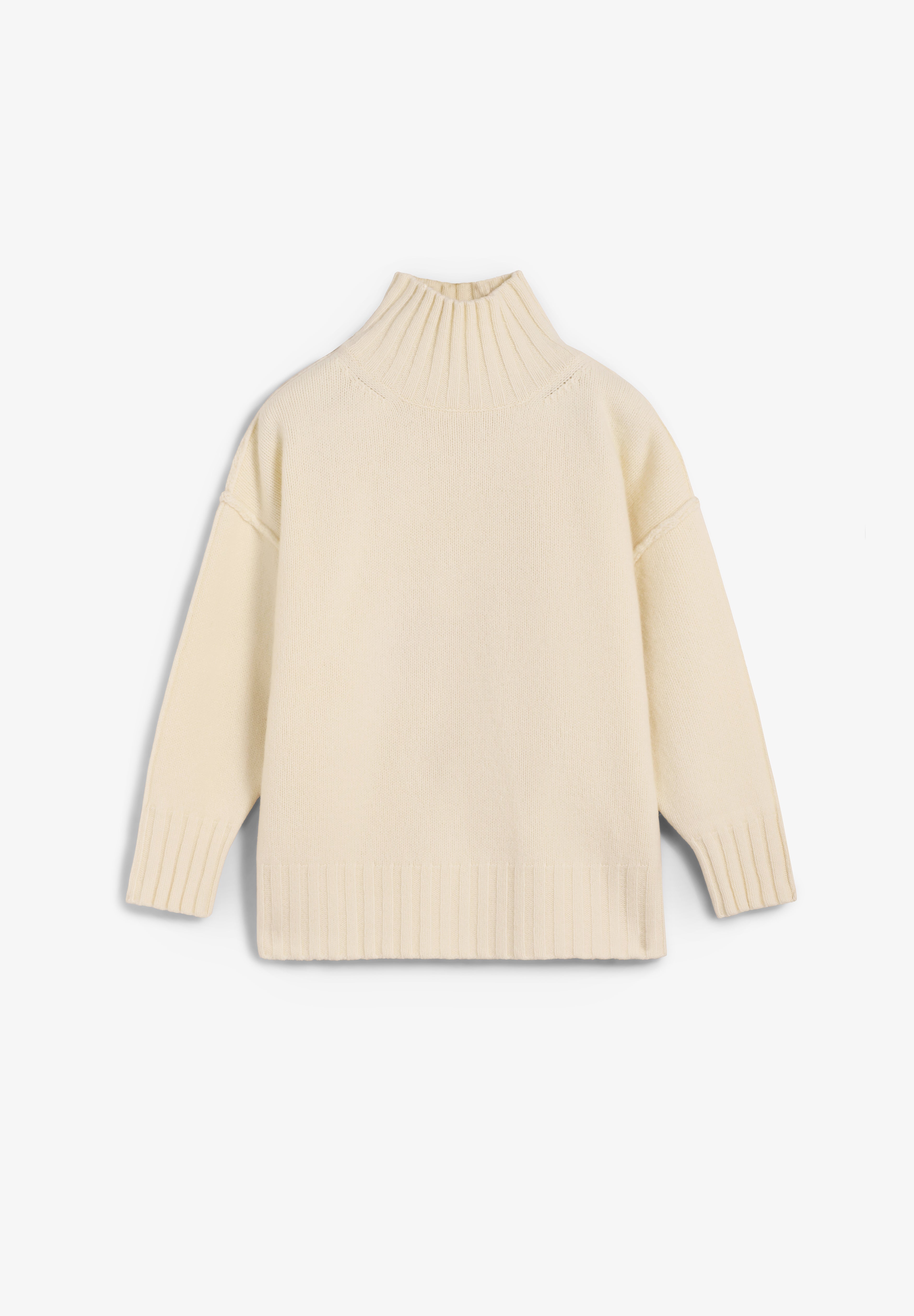 THINKING MU | ECRU IMOGEN KNITTED SWEATER