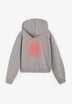 THINKING MU | RETRO SOL GREY MELANGE VALERIA SWEATSHIRT