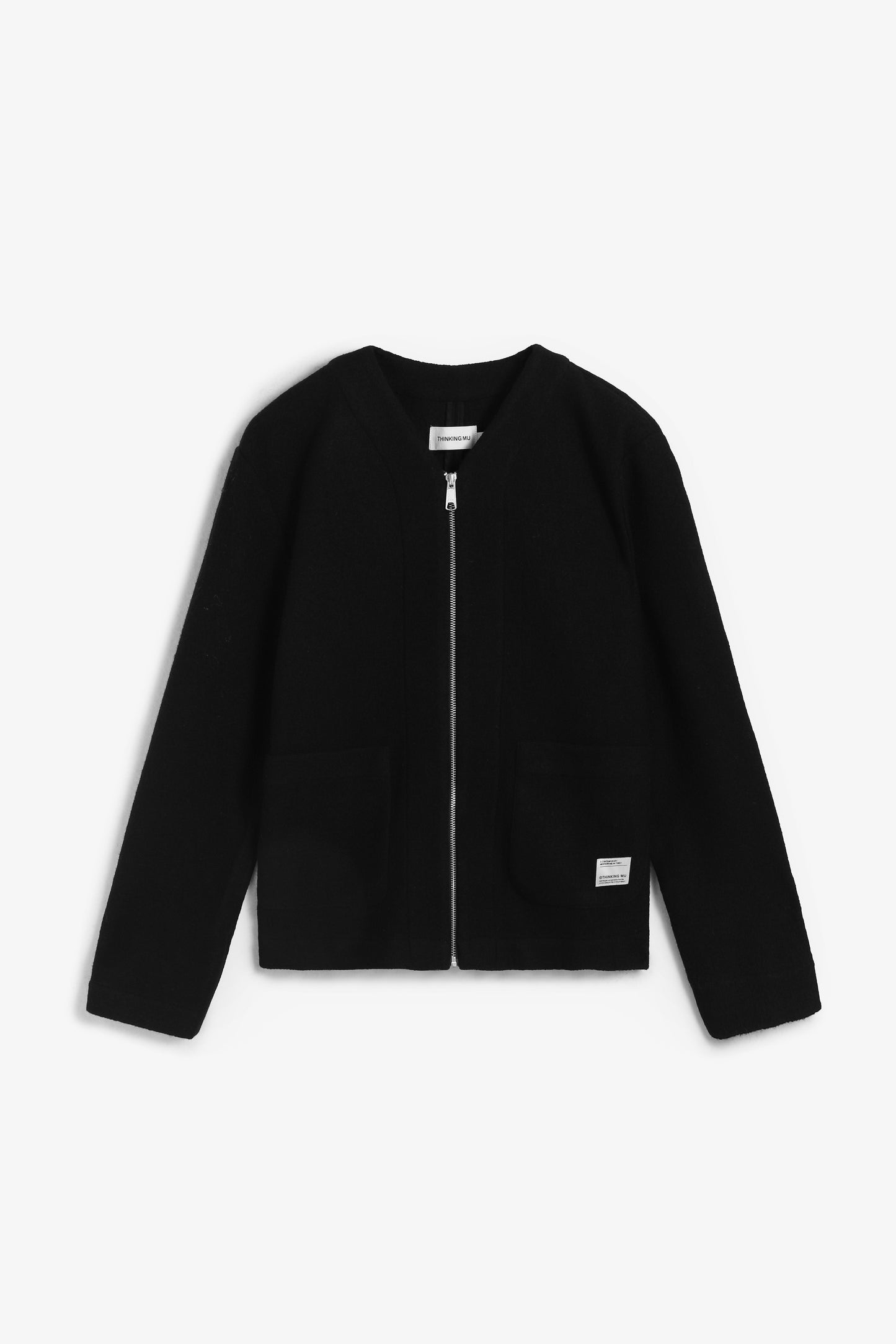 THINKING MU | BLACK GREG JACKET