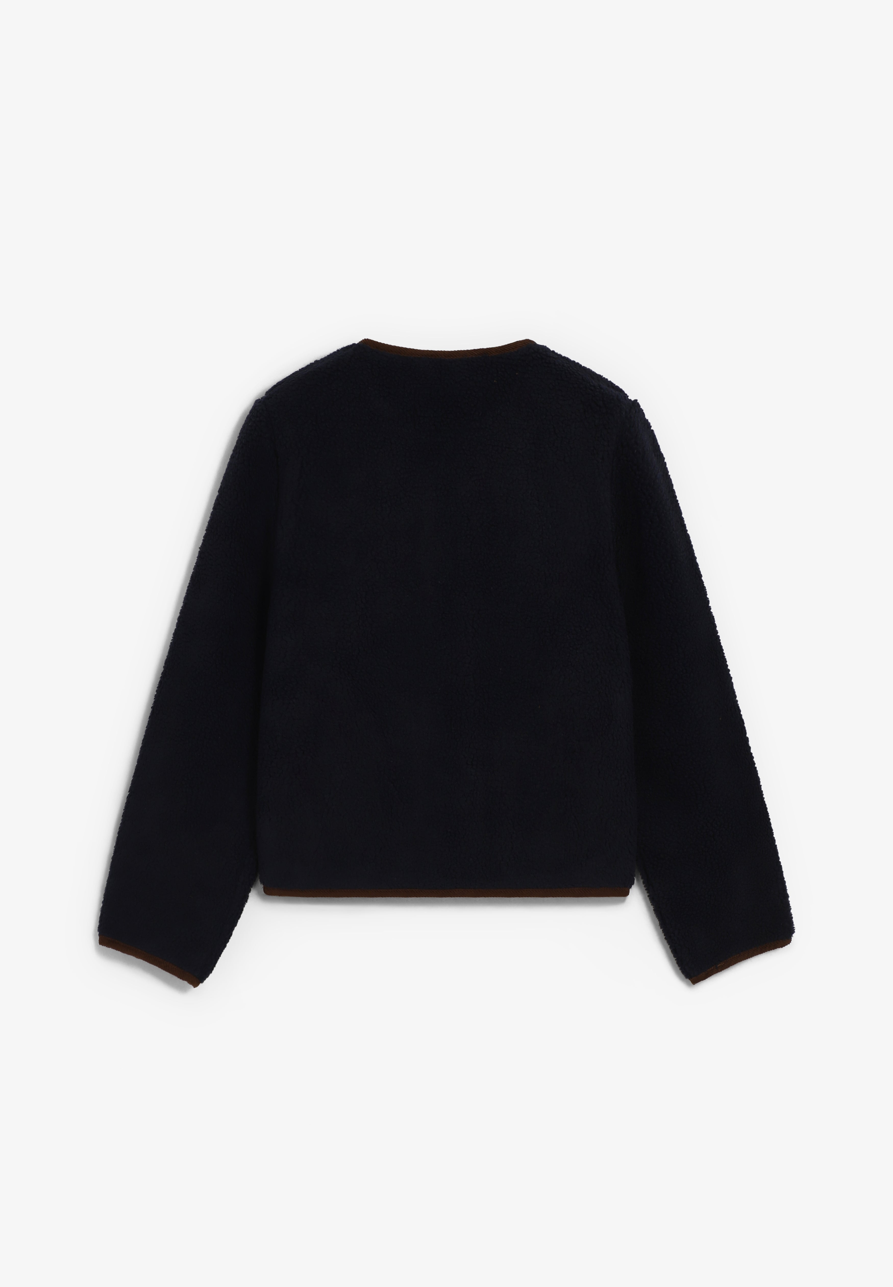 THE TINY BIG SISTER | CARDIGAN SHERPA