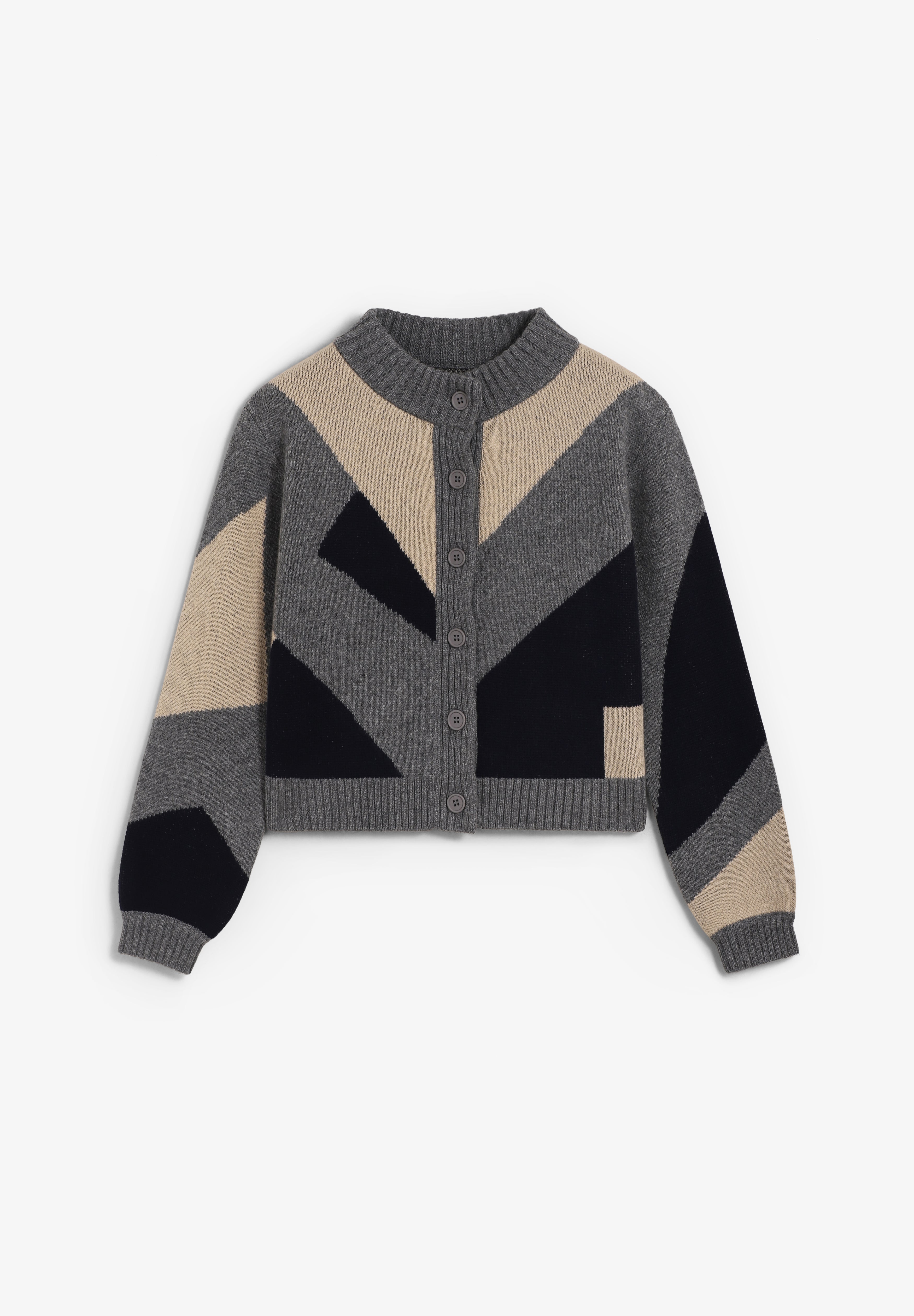 THE TINY BIG SISTER | CARDIGAN BELEN GEOMÉTRICO