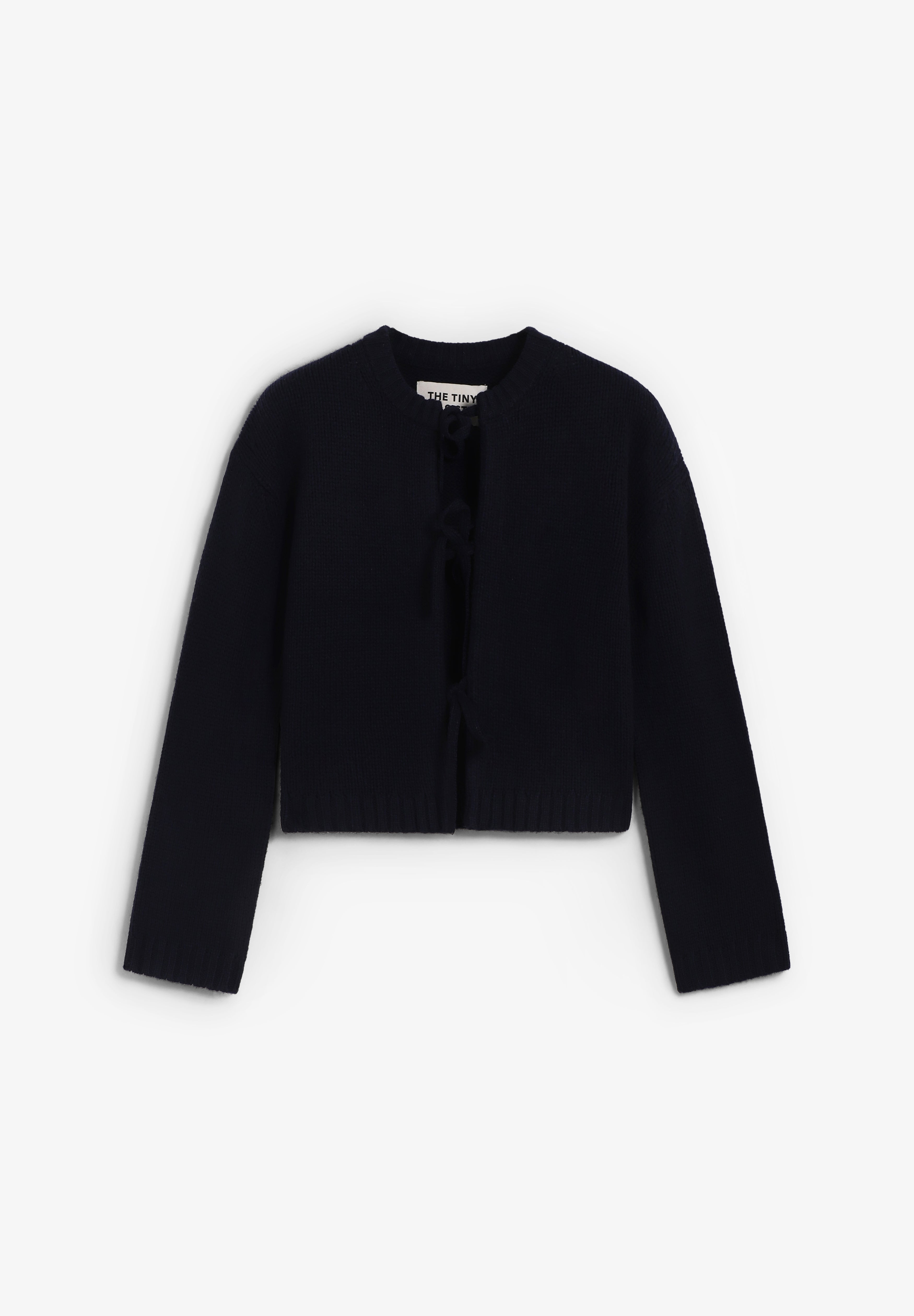 THE TINY BIG SISTER | CARDIGAN TIE DETAIL