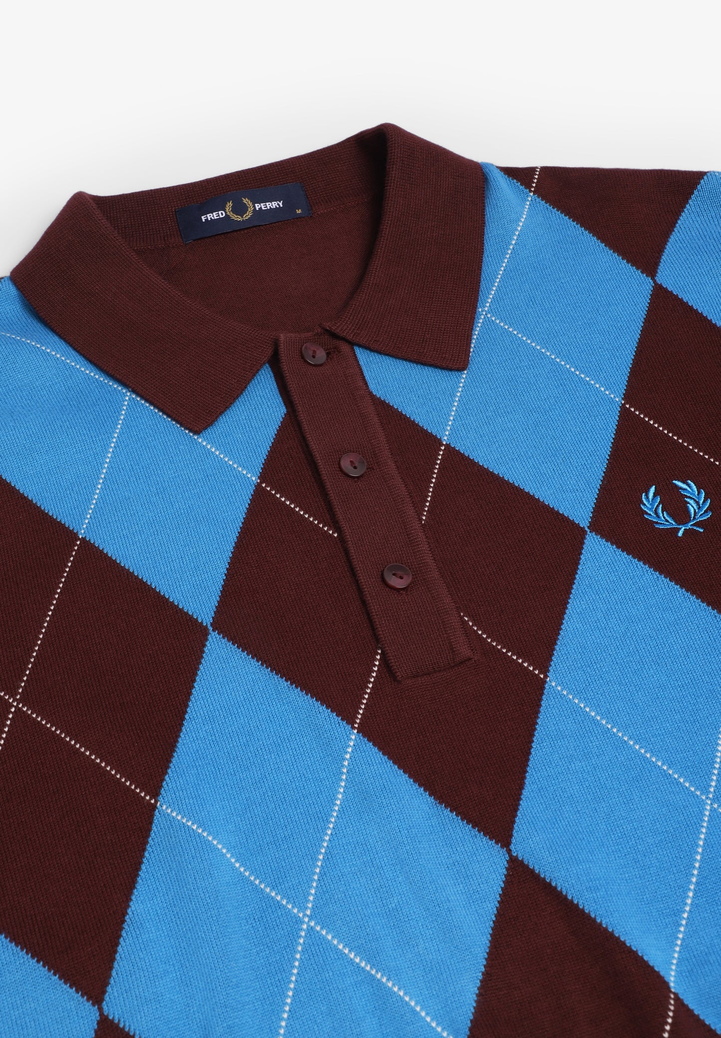 FRED PERRY | ARGYLE LS KNITTED